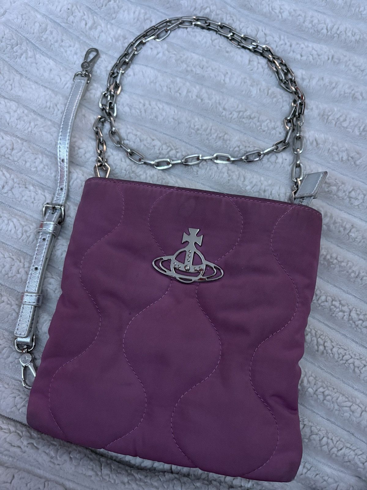 Vivienne Westwood Vivienne Westwood Quilted Crossbody Bag Size ONE SIZE - 1 Thumbnail