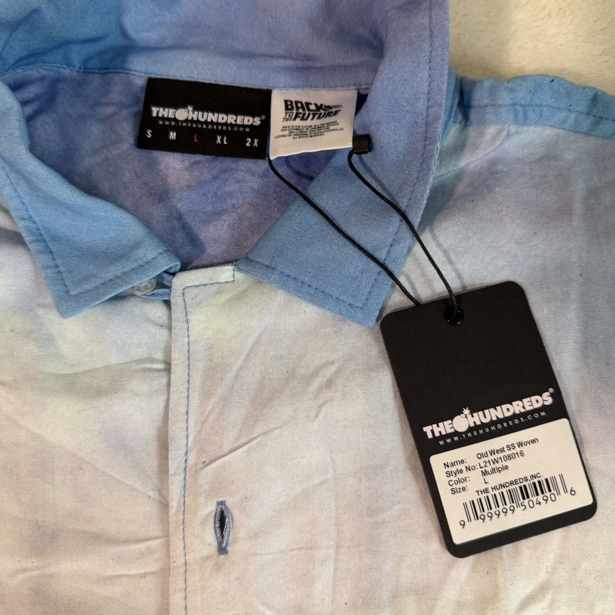 The Hundreds The Hundreds x Back To The Future Short Sleeve Button-Up Size US L / EU 52-54 / 3 - 4 Thumbnail