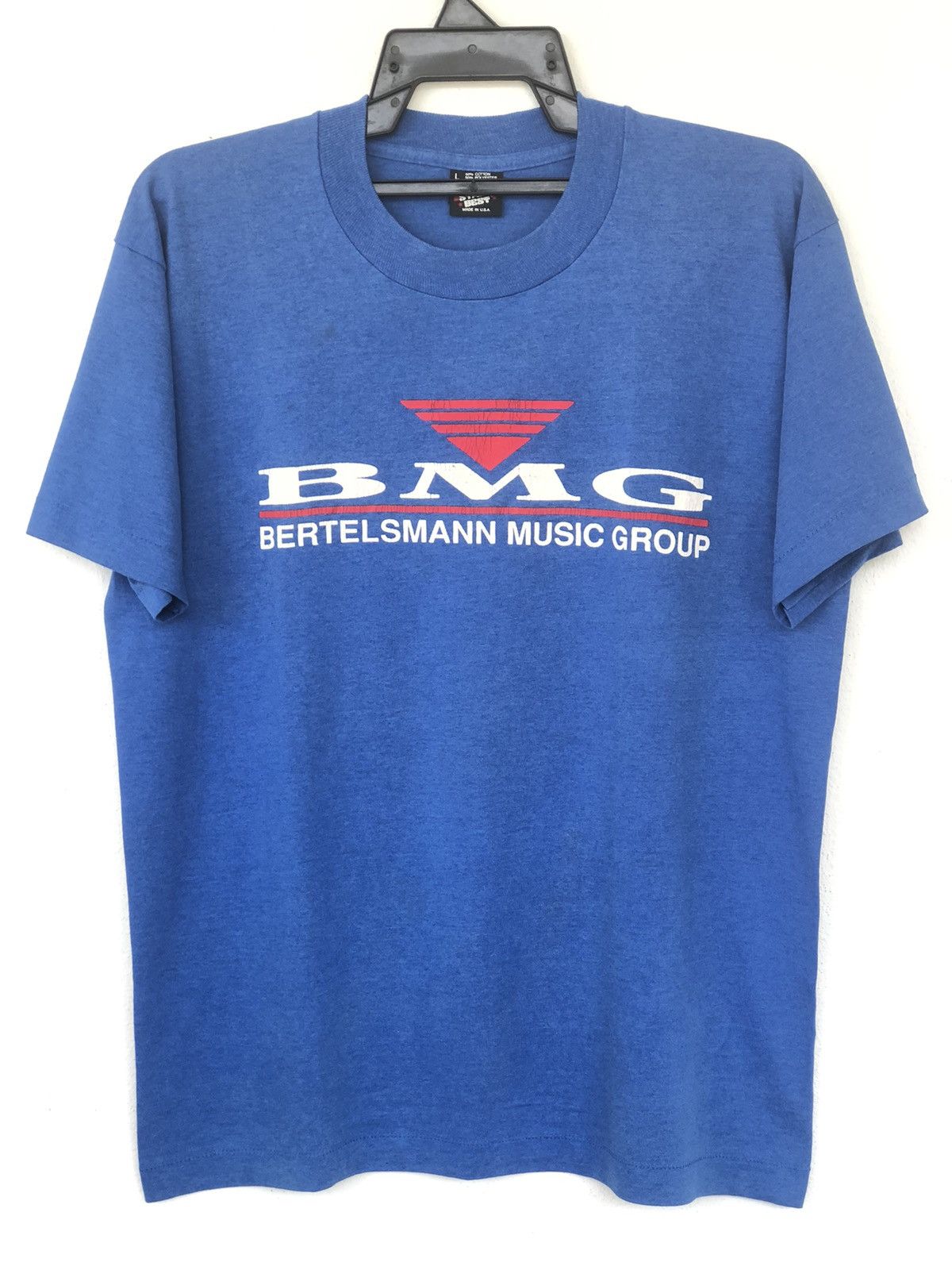 Vintage Vintage 90s BMG BERTELSMANN MUSIC GROUP Size US L / EU 52-54 / 3 - 1 Thumbnail