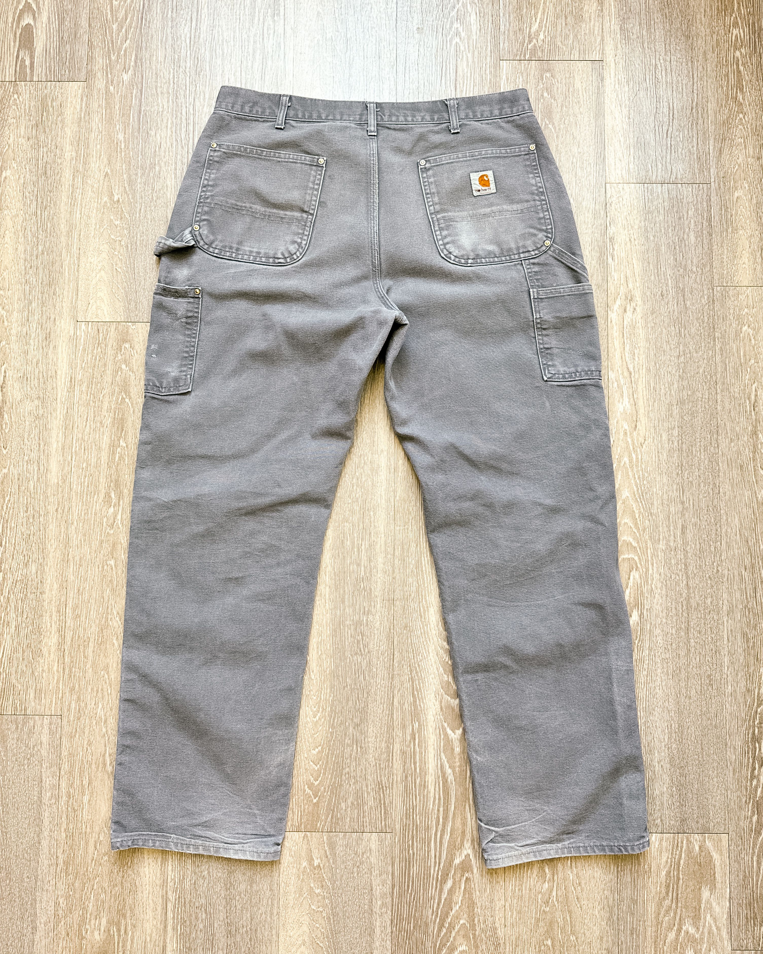 Carhartt Vintage Carhartt Double Knee Carpenter Pants Gray Workwear Size US 34 / EU 50 - 6 Thumbnail