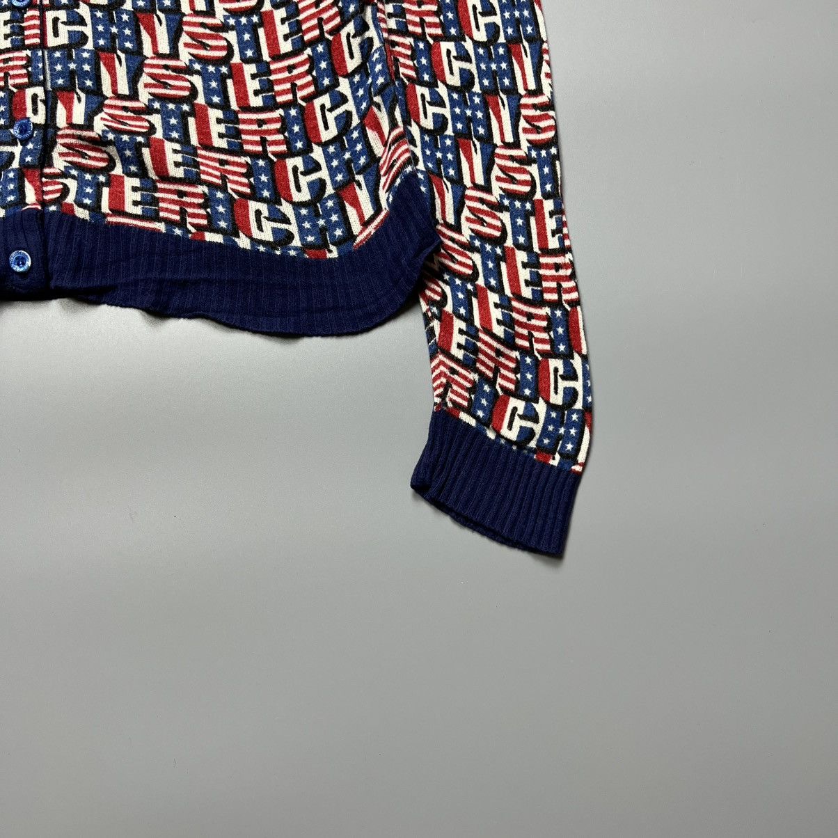 Hysteric Glamour Hysteric Glamour - American Flag Hysteric Script Cardigan Size ONE SIZE - 6 Thumbnail