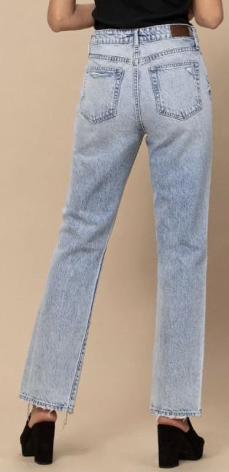 HIDDEN Hidden Tracey High Rise Straigh With Front Slit Jeans in 29 Size 29" - 2 Thumbnail