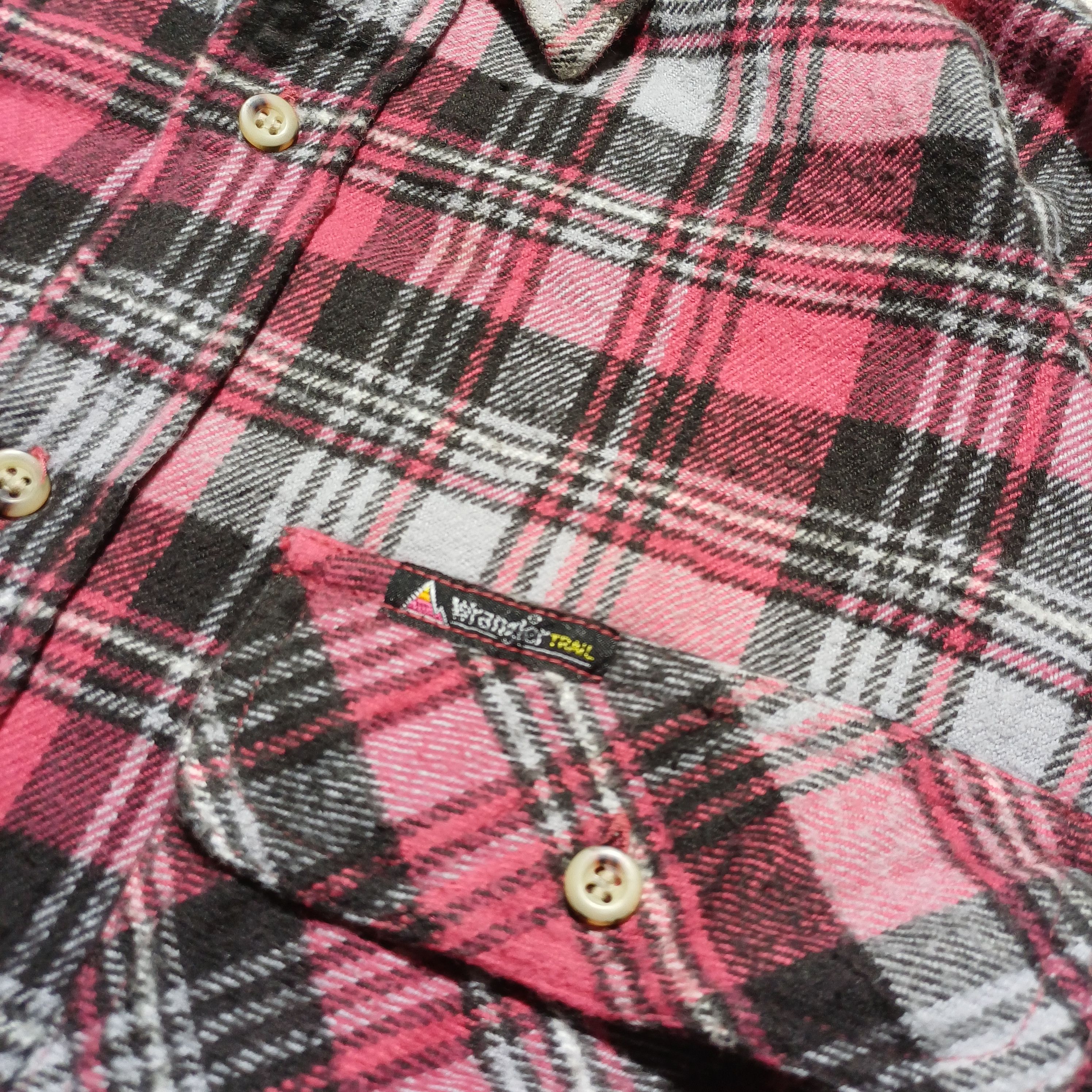 Wrangler Vintage Wrangler Trail Flannel Shirt Size US L / EU 52-54 / 3 - 3 Thumbnail