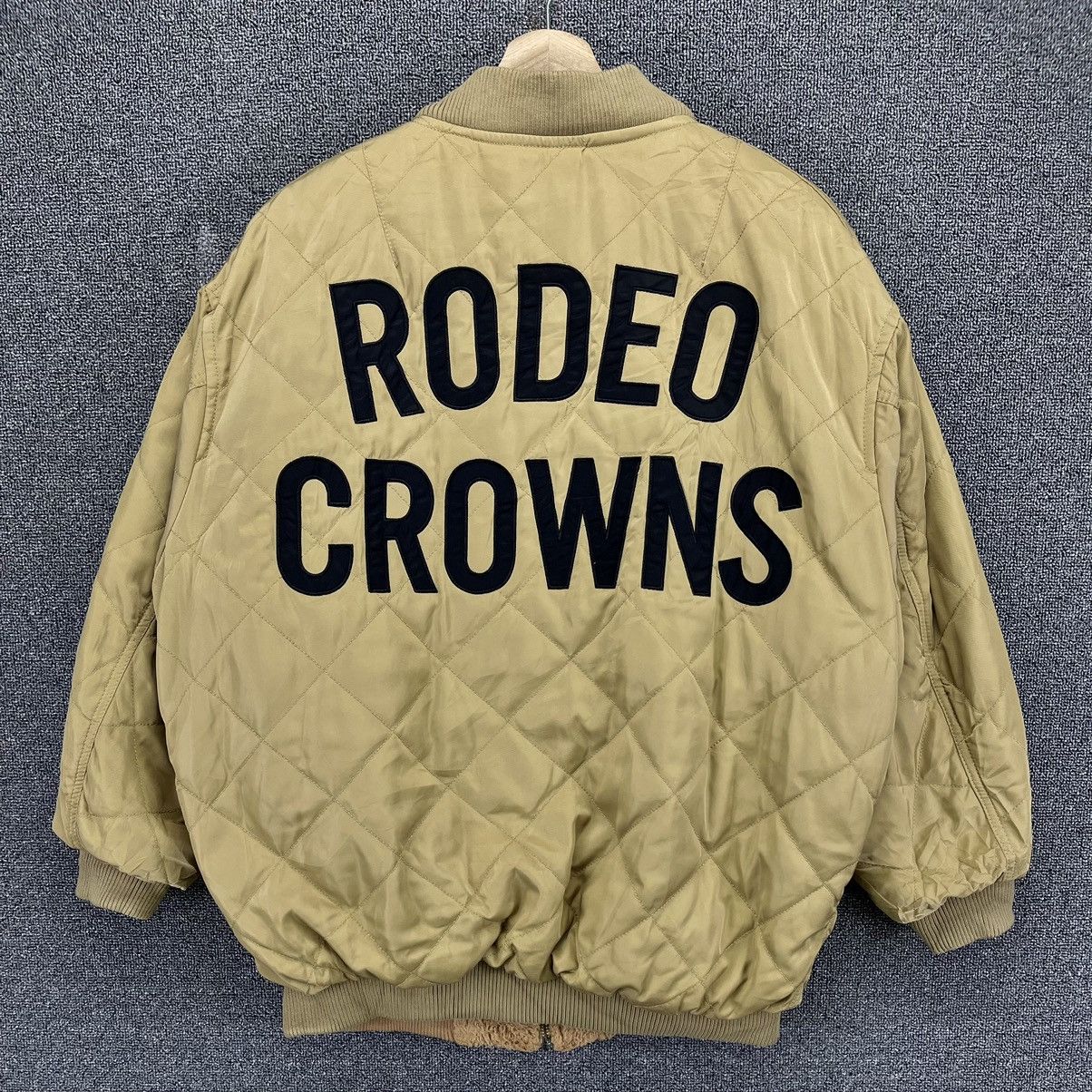 Japanese Brand Vintage Rodeo Crown Spellout Rare Reversible Hooded Jacket Size US L / EU 52-54 / 3 - 1 Thumbnail