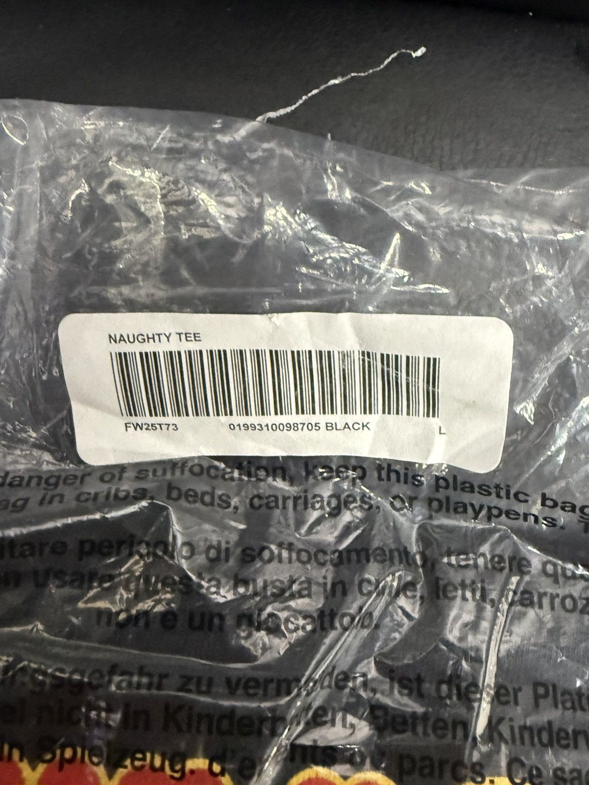 Supreme Supreme Naughty Tee Size US L / EU 52-54 / 3 - 3 Thumbnail