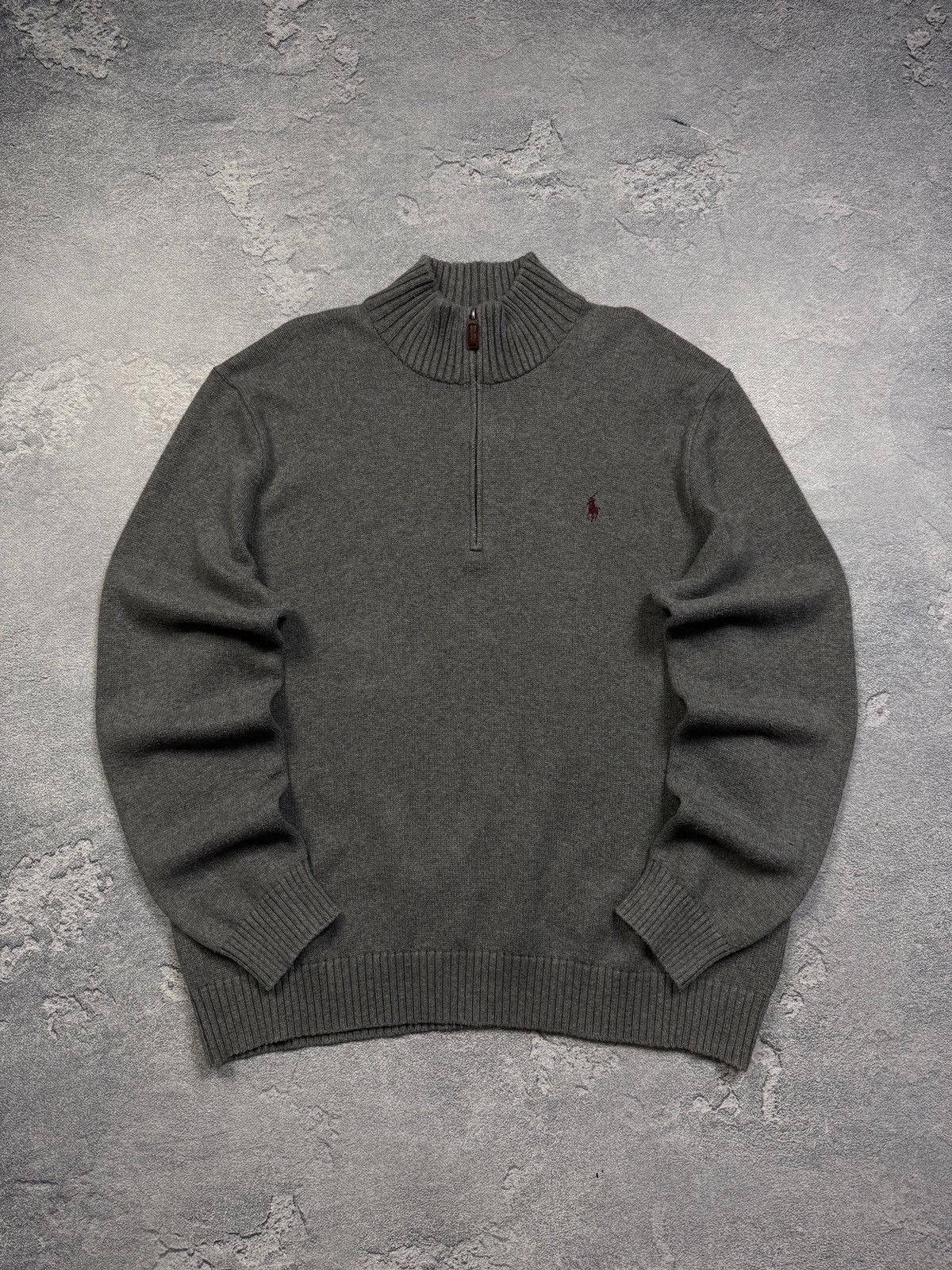 Polo Ralph Lauren Vintage Y2K Polo Ralph Lauren 1/4 zip Old Money sweatshirt Size US XL / EU 56 / 4 - 1 Thumbnail