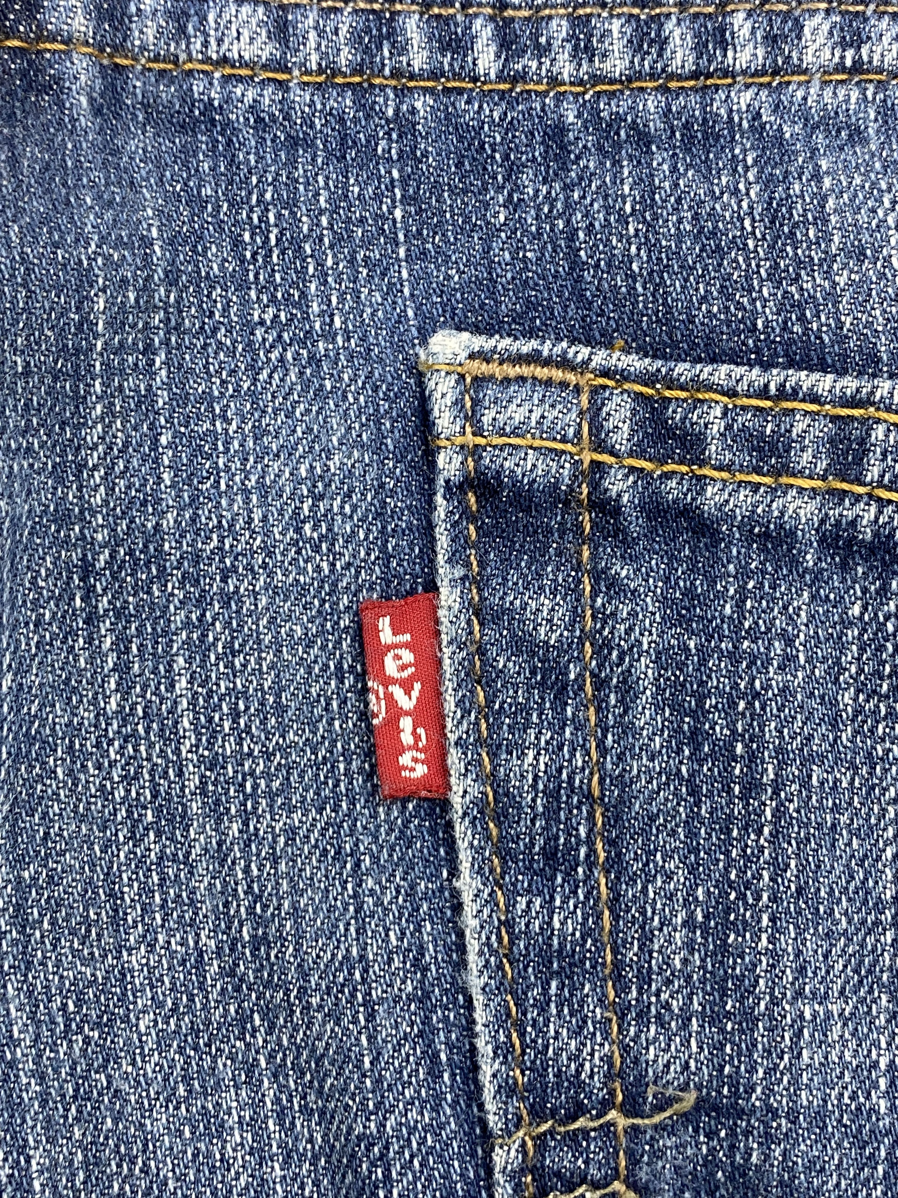 Levi's × Vintage Vintage Levi's 527 Distressed Bootcut Jeans Size US 38 / EU 54 - 6 Thumbnail