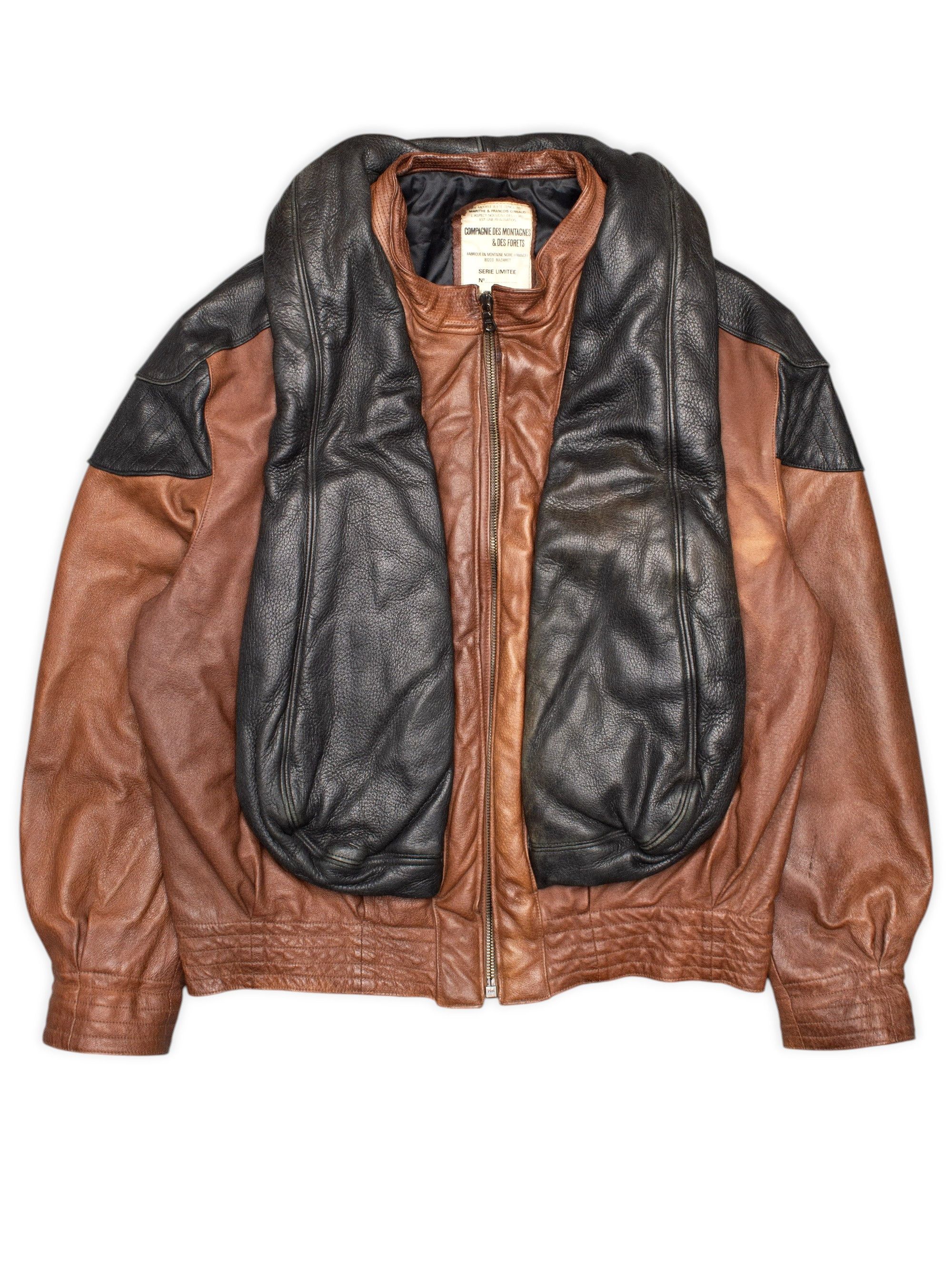 Marithe + Francois Girbaud Marithé & François Girbaud - 1980s - life preserver leather Size US L / EU 52-54 / 3 - 1 Thumbnail