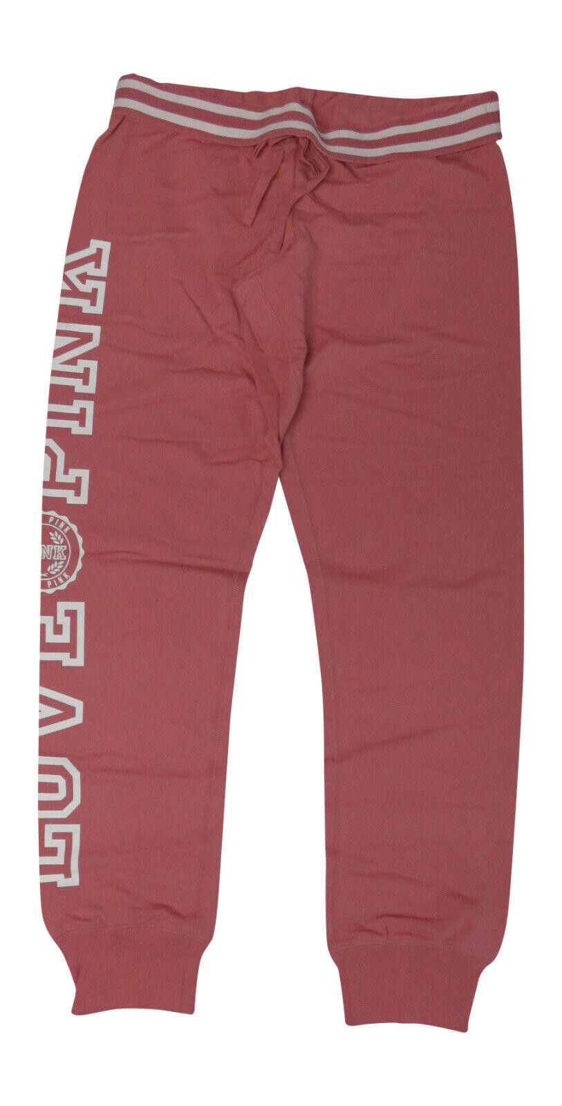 Designer Victoria's Secret PINK Sweatpants Pink Size Medium NEW Size 32" / US 10 / IT 46 - 1 Thumbnail
