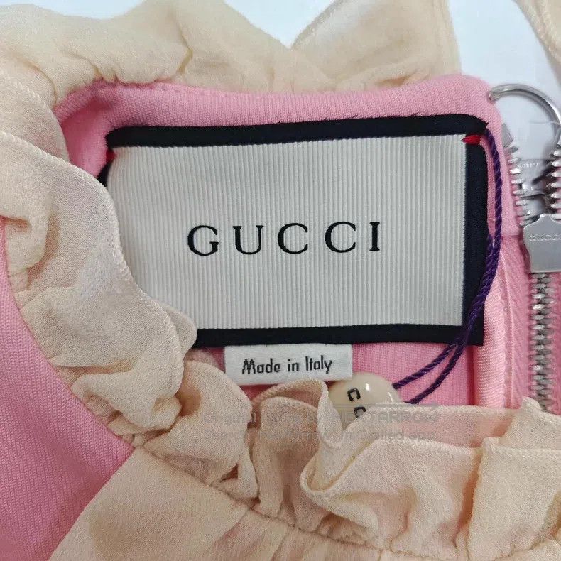 Gucci Gucci Knitted cotton short-sleeved pink slim high-waisted Size S / US 4 / IT 40 - 5 Thumbnail