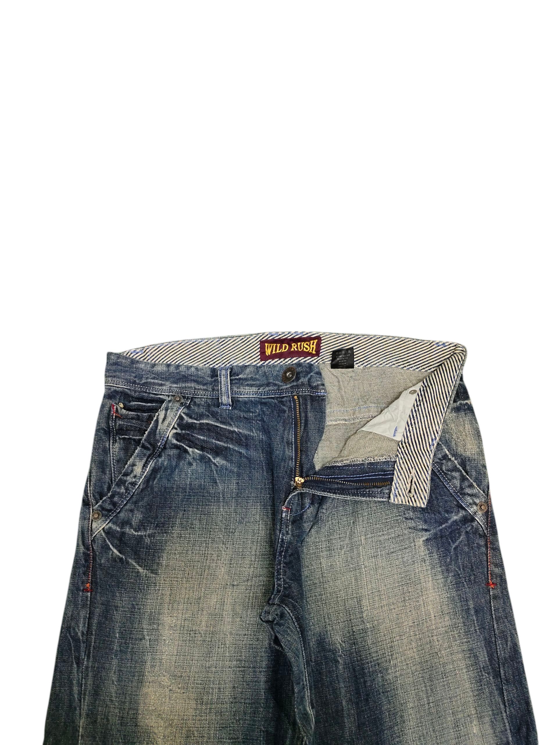Hysteric Glamour Flare Loose Jeans Wild Rush Clawmark Distress Bootcut Y2k Size US 34 / EU 50 - 8 Thumbnail