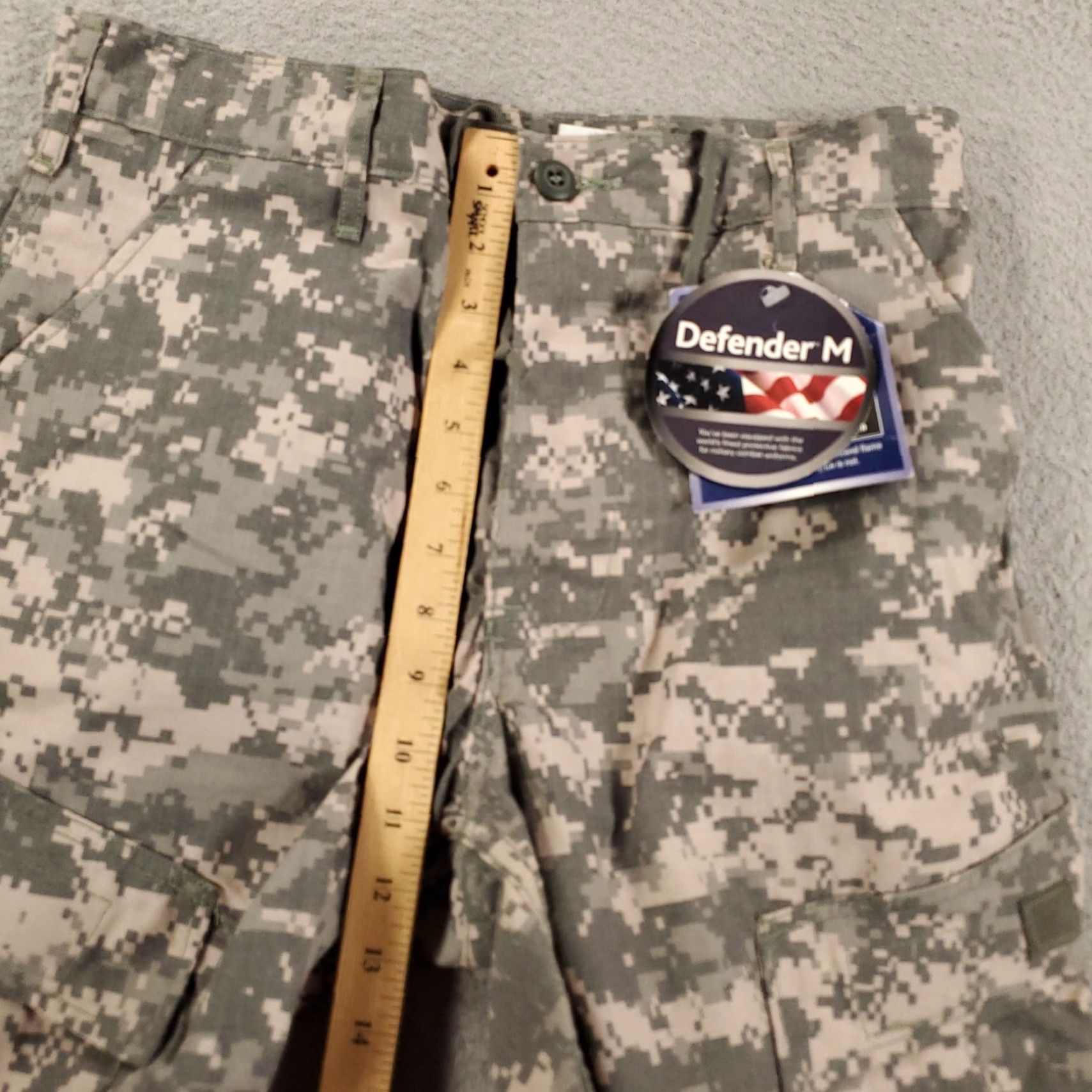 American Apparel VINTAGE New Camo Pants 31x32 Army Combat Uniform Flame Resistant Small FR Button Fly Size US 29 - 7 Thumbnail