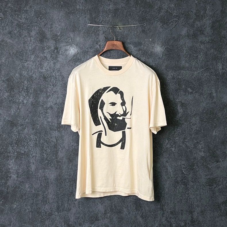 Amiri Amiri Beige Skull Cotton Short Sleeve Size US XL / EU 56 / 4 - 1 Thumbnail
