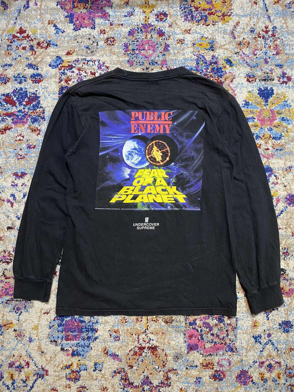 Public Enemy × Supreme × Undercover Supreme Undercover Public Enemy LS Tee Shirts Size US S / EU 44-46 / 1 - 1 Thumbnail