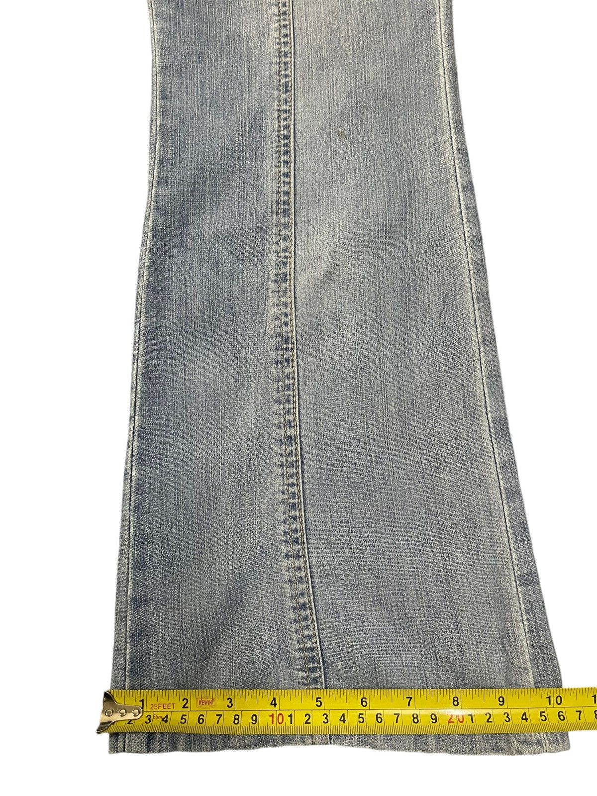 Hysteric Glamour Vintage Japanese Brand Blue Wash Style Wide Leg Jeans Size US 30 / EU 46 - 16 Thumbnail