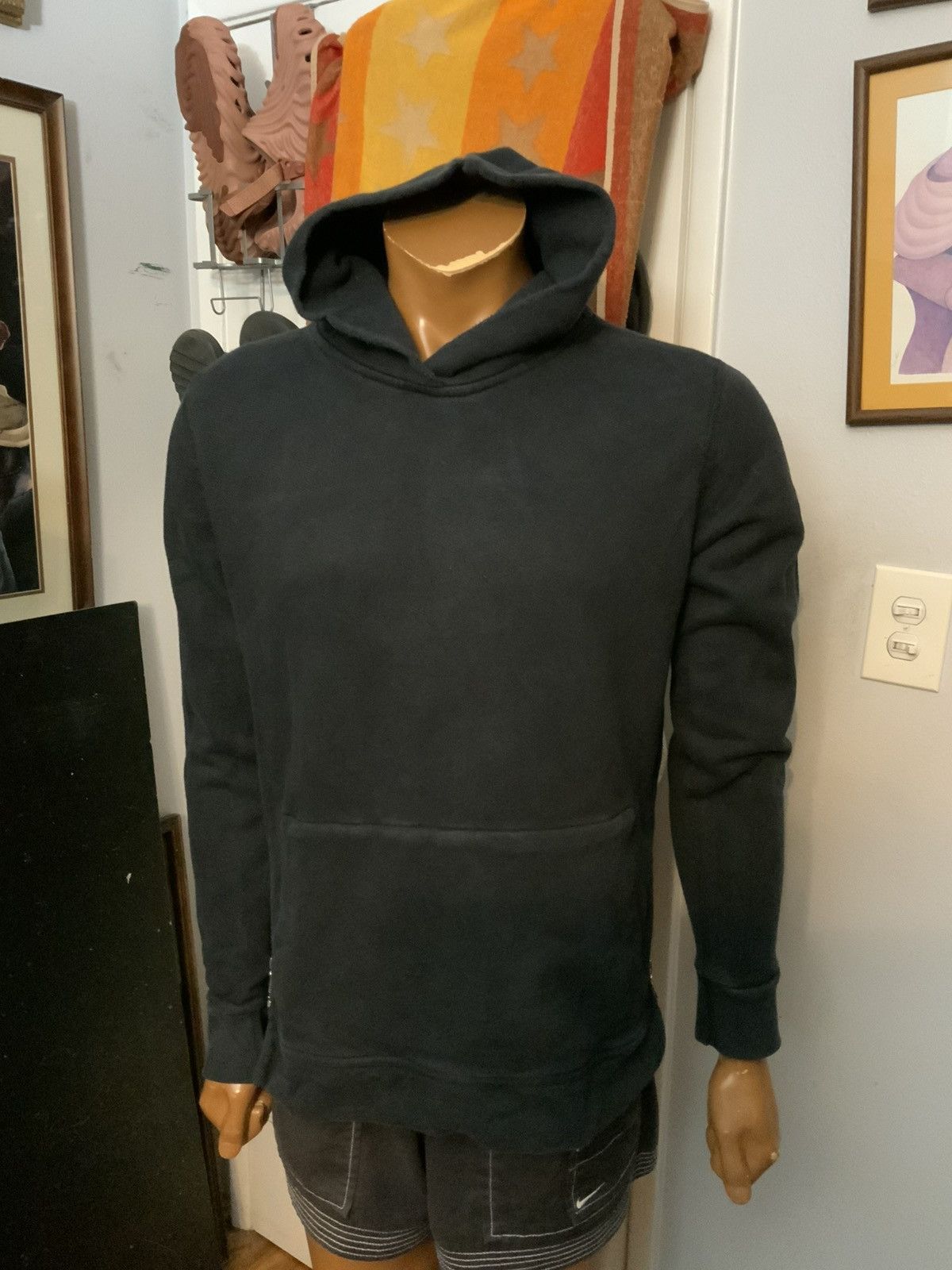 John Elliott $198 John Elliott Black Slim Terry Villain Side Zip Hoodie Size US L / EU 52-54 / 3 - 8 Thumbnail