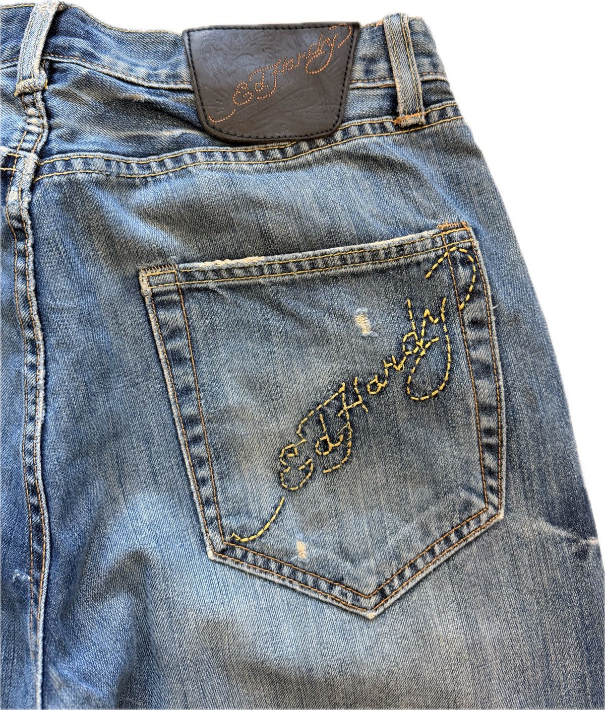 Ed Hardy Vintage Spelled Out Ed Hardy Jeans Size US 32 / EU 48 - 9 Thumbnail