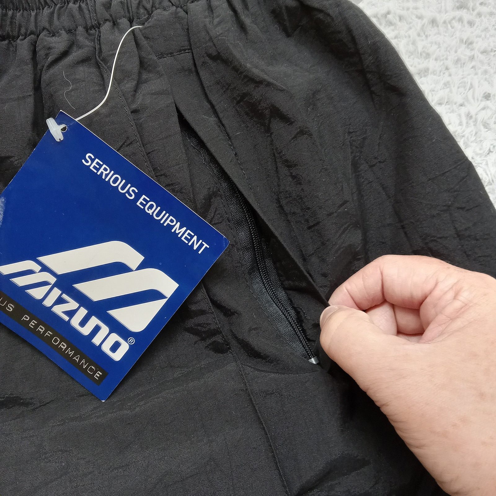 Mizuno Mizuno Track Pants L 24 X 28 Juniors Casual Activewear Black Size 24" / US 00 / IT 34 - 3 Thumbnail