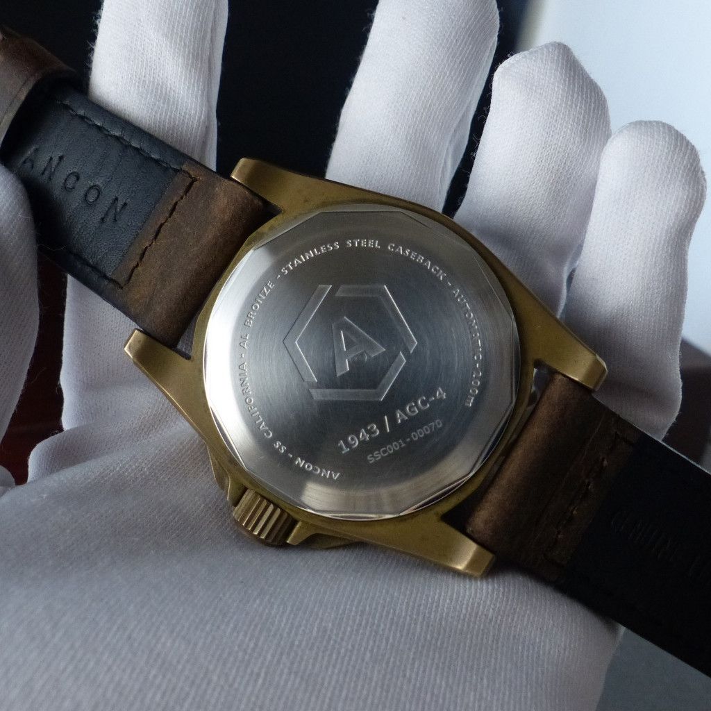 Other ANCON Sea Shadow Bronze watch califonia dial 1943 AGC-4 Size ONE SIZE - 5 Thumbnail