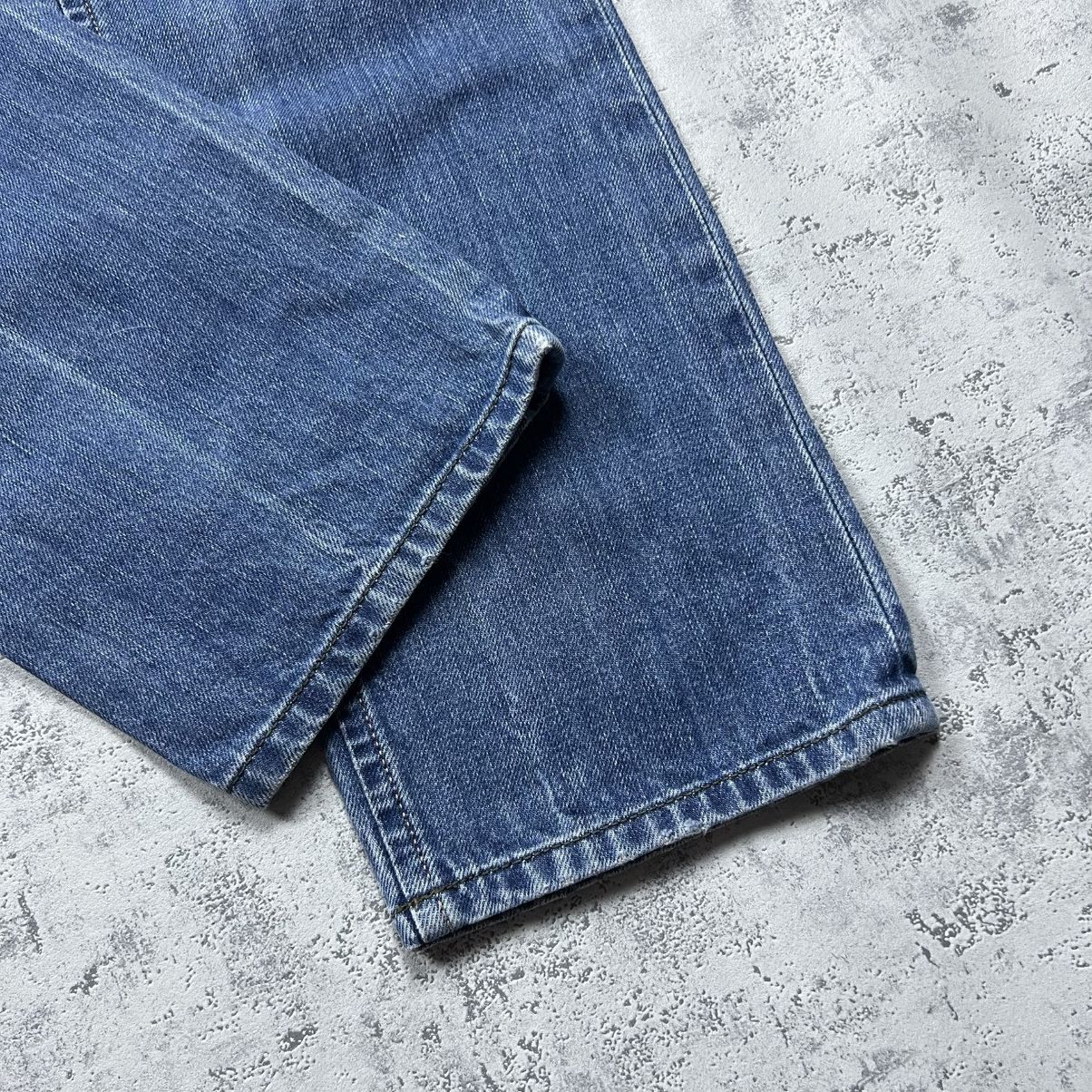 Diesel 00s Diesel Poiak Vintage Y2K Avant Garde Washed Jeans Size US 30 / EU 46 - 8 Thumbnail