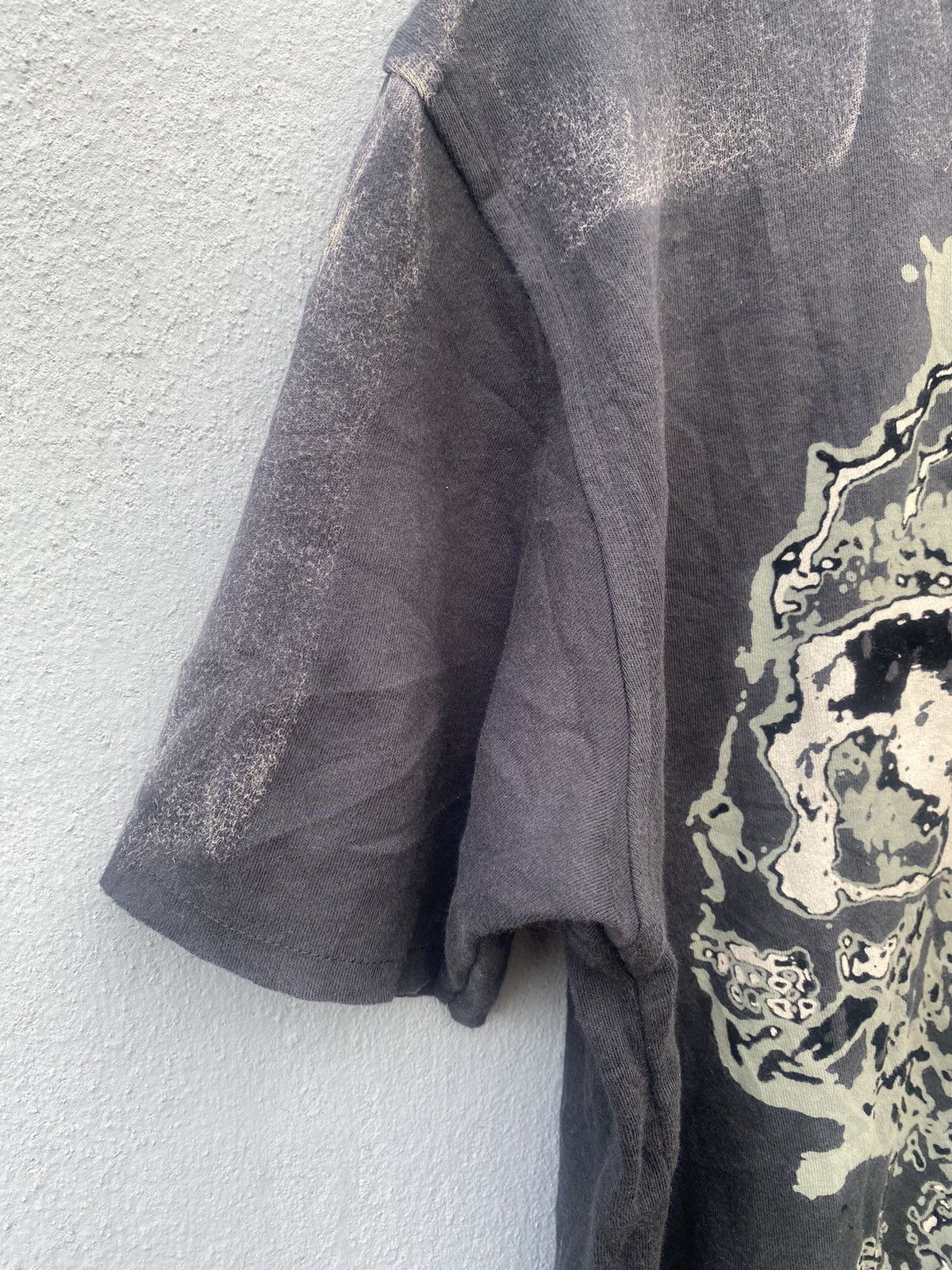 Affliction × JNCO × Jack & Jones Vintage y2k Jack & Jones Big Head Skull Tees Size US L / EU 52-54 / 3 - 5 Thumbnail