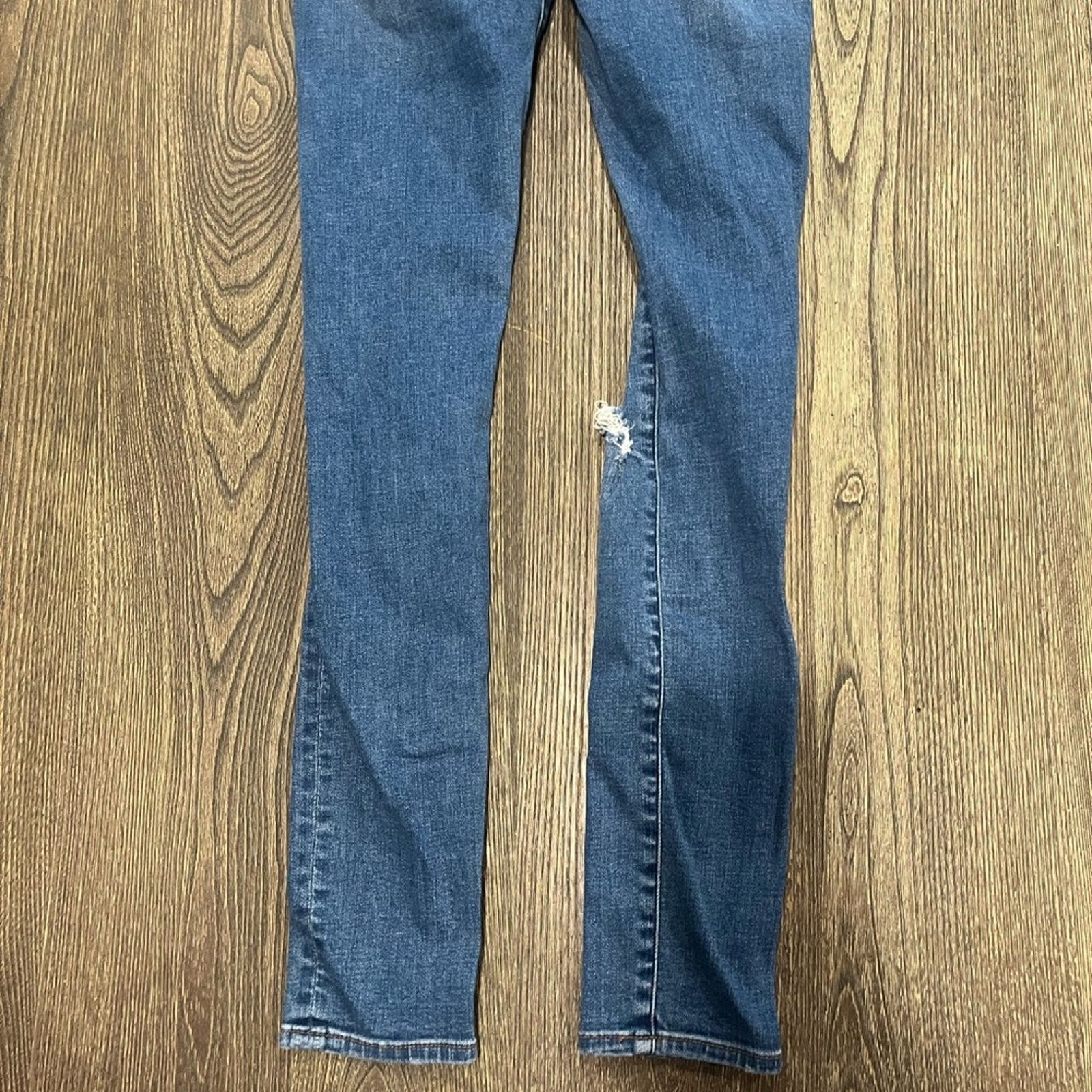 Abercrombie & Fitch Abercrombie & Fitch The Super Skinny Jeans Mid Rise Siz 27/4 Size 27" / US 4 / IT 40 - 10 Thumbnail