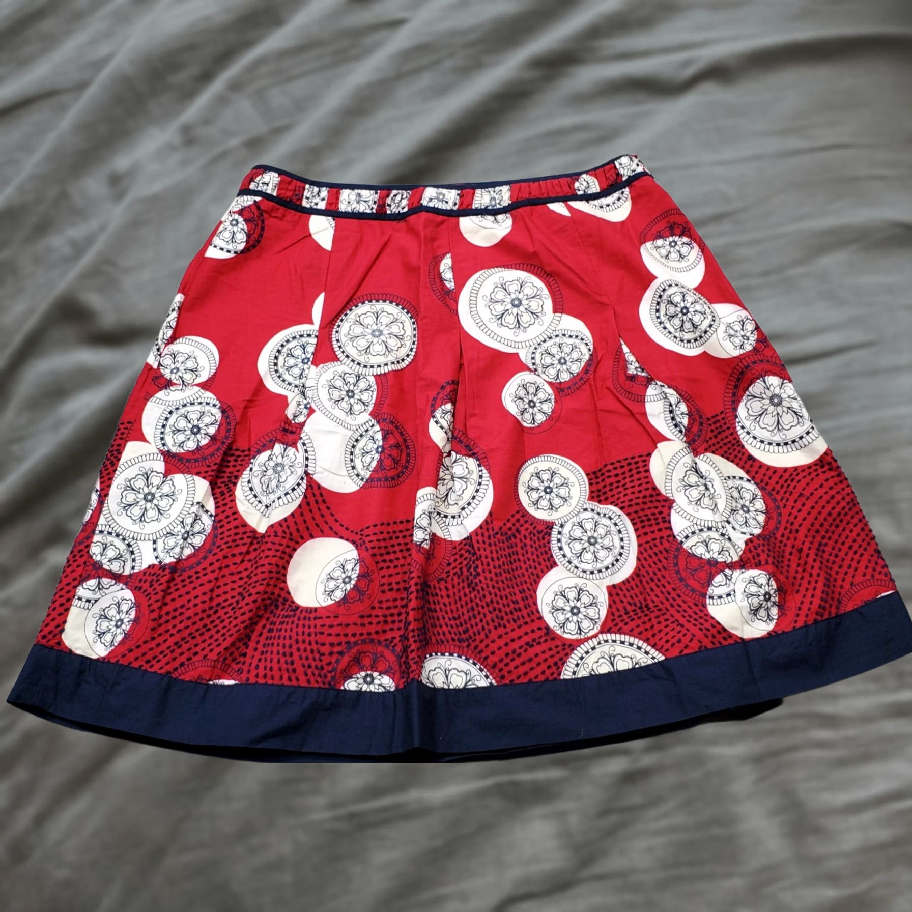 Talbots Talbots A-Line Skirt Women Petites 12W Multi Floral Elastic Waist Lined Side Zip Shirt Womens Skirt 12W Multicolor Spring Summer Shorts? Size 34" / US 12 / IT 48 - 1 Thumbnail