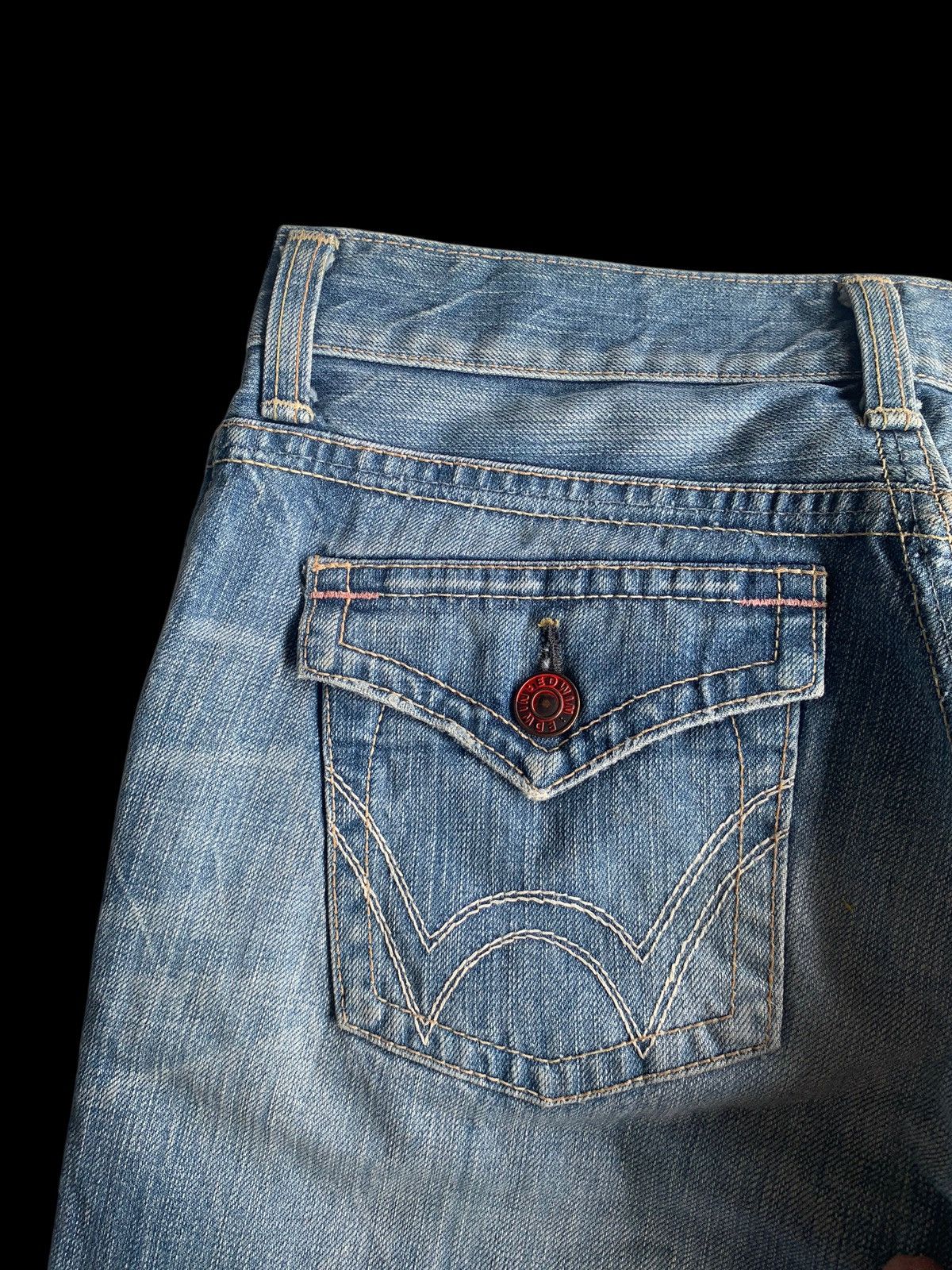 Edwin × If Six Was Nine × Kapital FLARE EDWIN 503 FADED PUNK STYLE DISTRESSED DENIM☠️🎌 Size US 30 / EU 46 - 9 Thumbnail