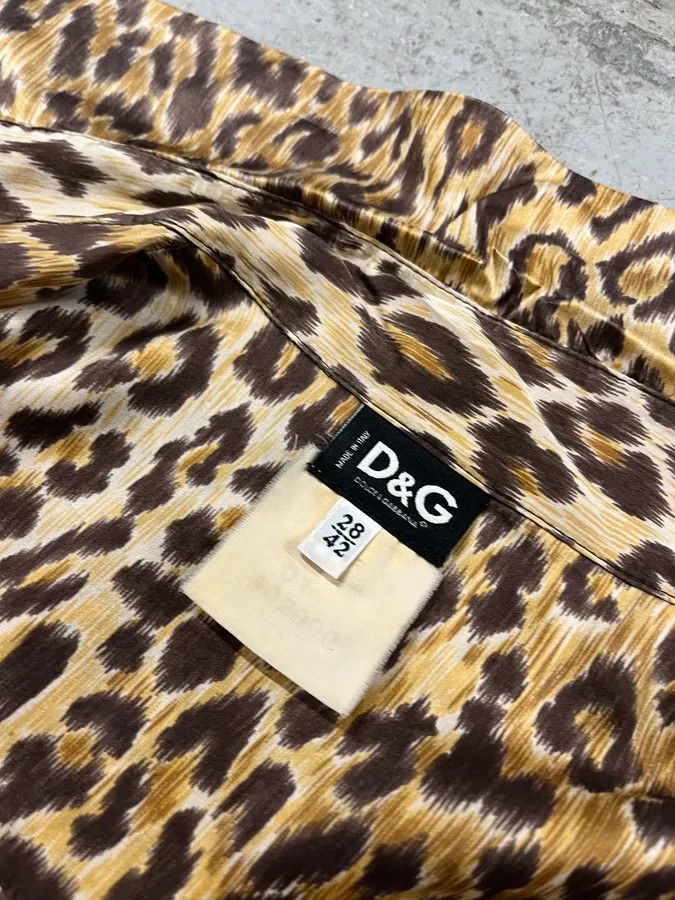 Dolce & Gabbana AW1996 Dolce & Gabbana Leopard Print Shirt Size XS / US 0-2 / IT 36-38 - 11 Thumbnail