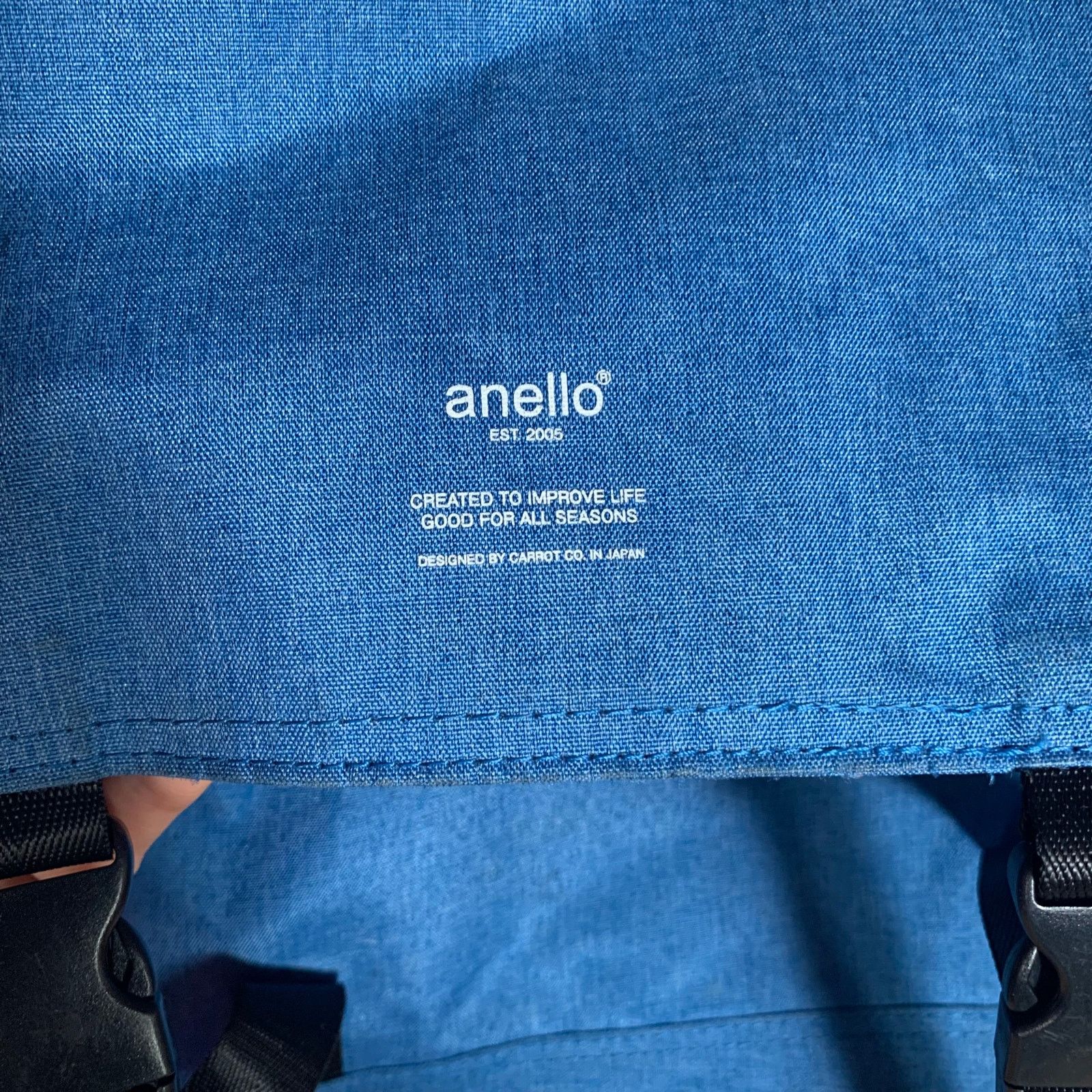 Other Anello High Density Mokucho Polyester in Blue Backpack Size ONE SIZE - 7 Thumbnail