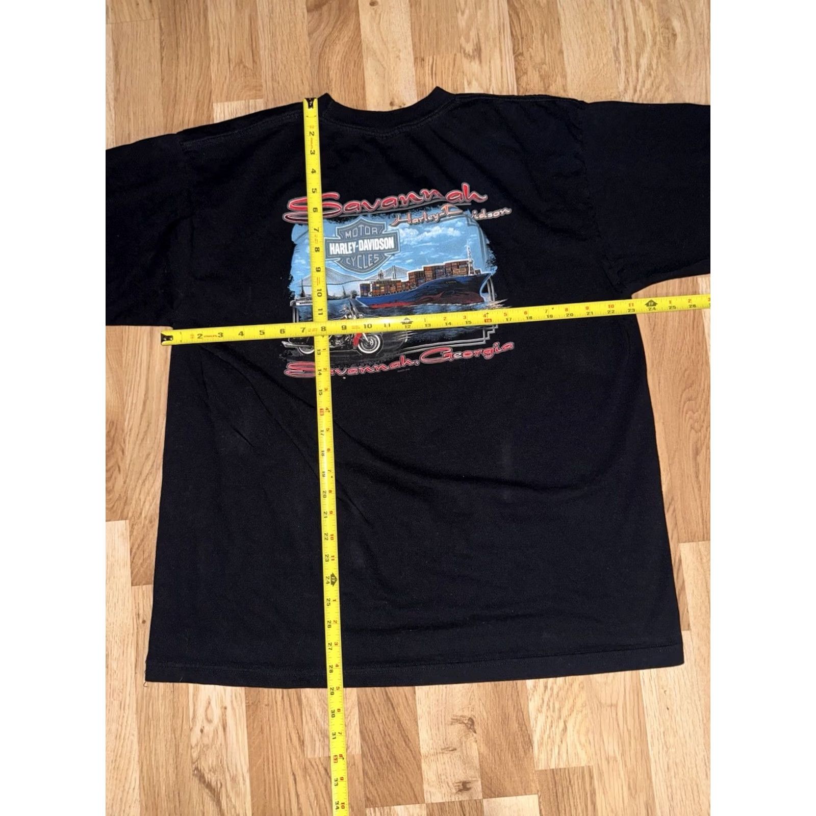 Harley Davidson VINTAGE Harley-Davidson T-Shirt Men’s XL Black Double Sided Y2K Biker Motorcycle Graphic Print Size US XL / EU 56 / 4 - 6 Thumbnail