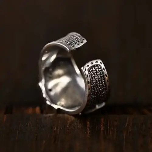 Jewelry × Vintage Poker Cards Adjustable Ring Retro Size ONE SIZE - 4 Thumbnail
