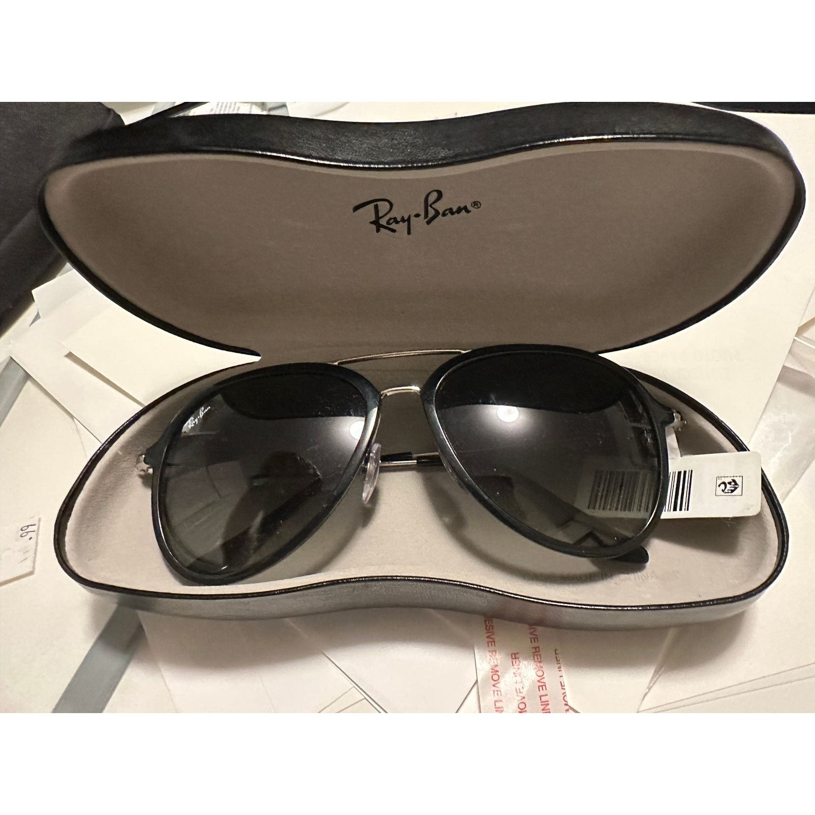 RayBan Ray-Ban Polarized RB4298-601/9A-57 Black Sunglasses Size ONE SIZE - 7 Thumbnail