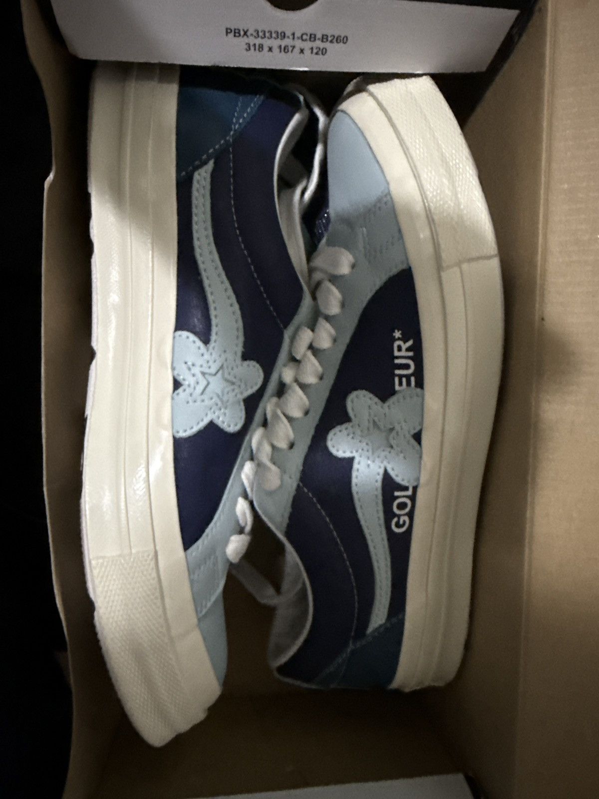 Converse Golf Le Fleur x One star Ox ‘industrial pack- Blue’ Size US 8 / EU 41 - 1 Thumbnail