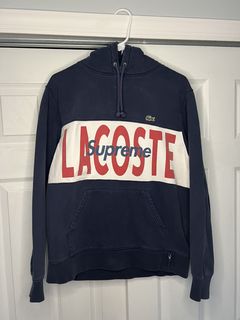 Supreme Lacoste Hoodie | Grailed