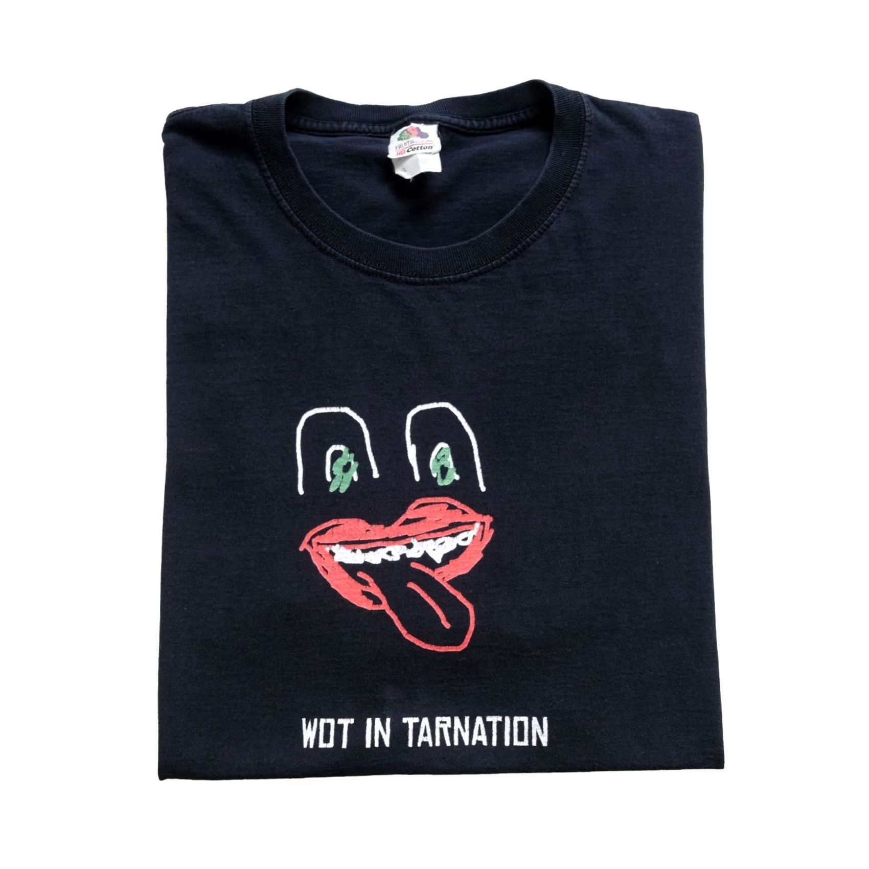Fruit Of The Loom VINTAGE Fruit of the Loom Graphic Print T-Shirt XL Black Men Short Sleeve Crew Neck Art Funny 2000s Size US XL / EU 56 / 4 - 2 Thumbnail