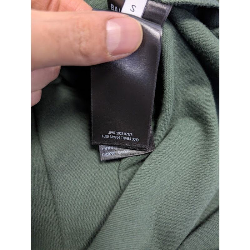 Balenciaga o1rshd1 Ramadan 24 Vintage Jersey T-Shirt Dark Green / Black Size US S / EU 44-46 / 1 - 17 Thumbnail