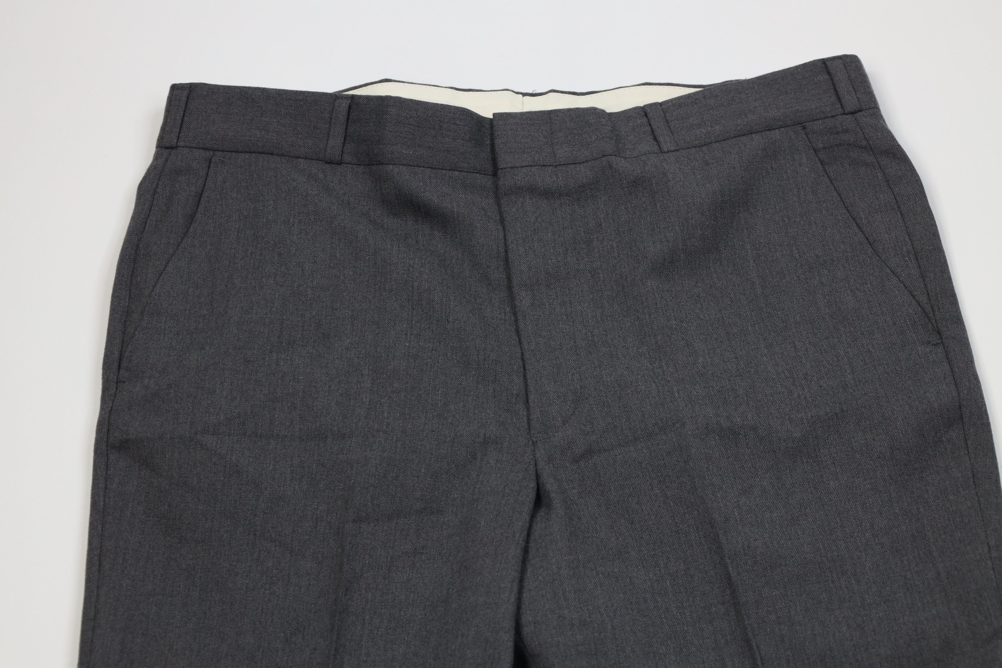 Vintage Vintage 70s Streetwear Flared Wide Leg Chino Pants Gray USA Size US 36 / EU 52 - 2 Thumbnail