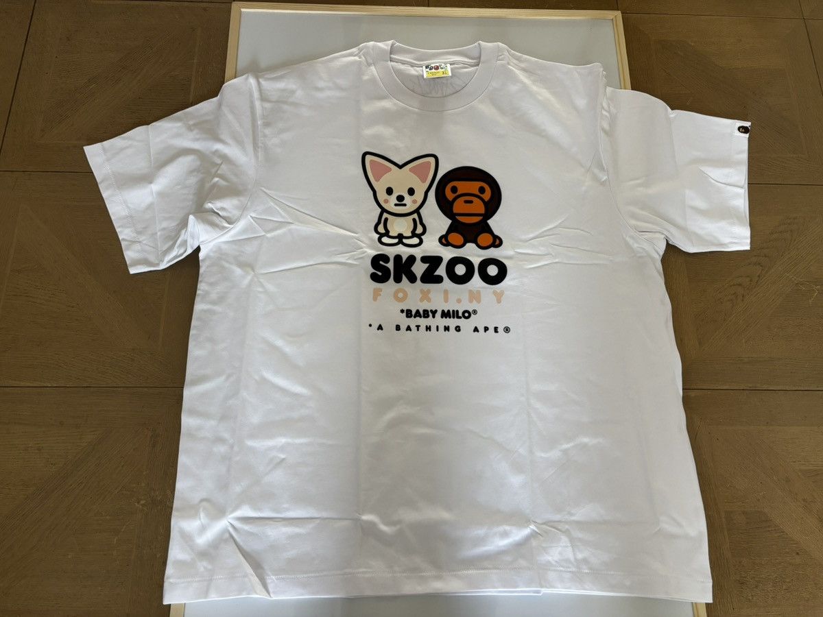 Bape Auth ape bape x stray kids foxi ny baby milo tee t shirt New Size US XL / EU 56 / 4 - 1 Thumbnail