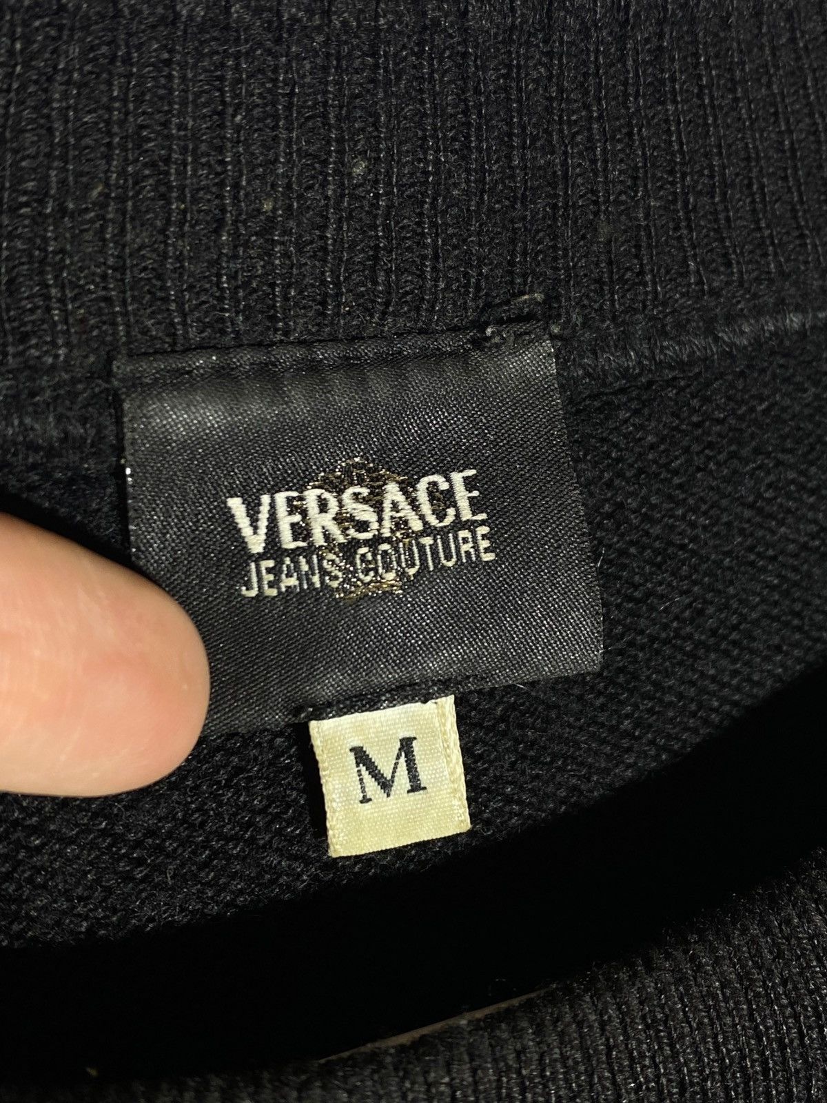 Versace Jeans Couture Versace Jeans Couture Knit Sweater Black Size US M / EU 48-50 / 2 - 10 Thumbnail