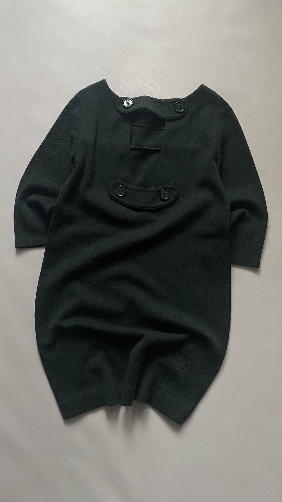 Missoni 2000s M Missoni Full Green Midi Dress doll style dress Size M / US 6-8 / IT 42-44 - 4 Thumbnail