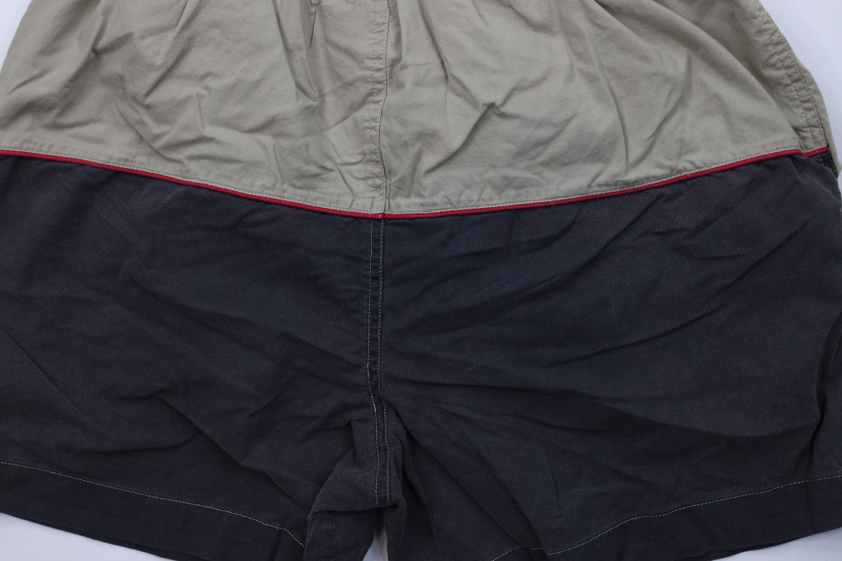 Vintage Vintage 90s Streetwear Block Lined Shorts Swim Trunks Cotton Size US 34 / EU 50 - 9 Thumbnail