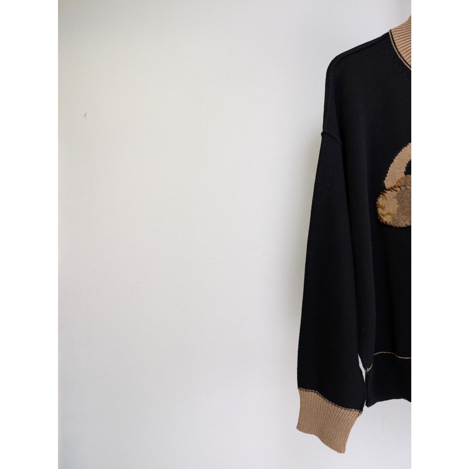 Palm Angels o1rshd1 PA Bear Sweater in Black/Brown Size US M / EU 48-50 / 2 - 4 Thumbnail