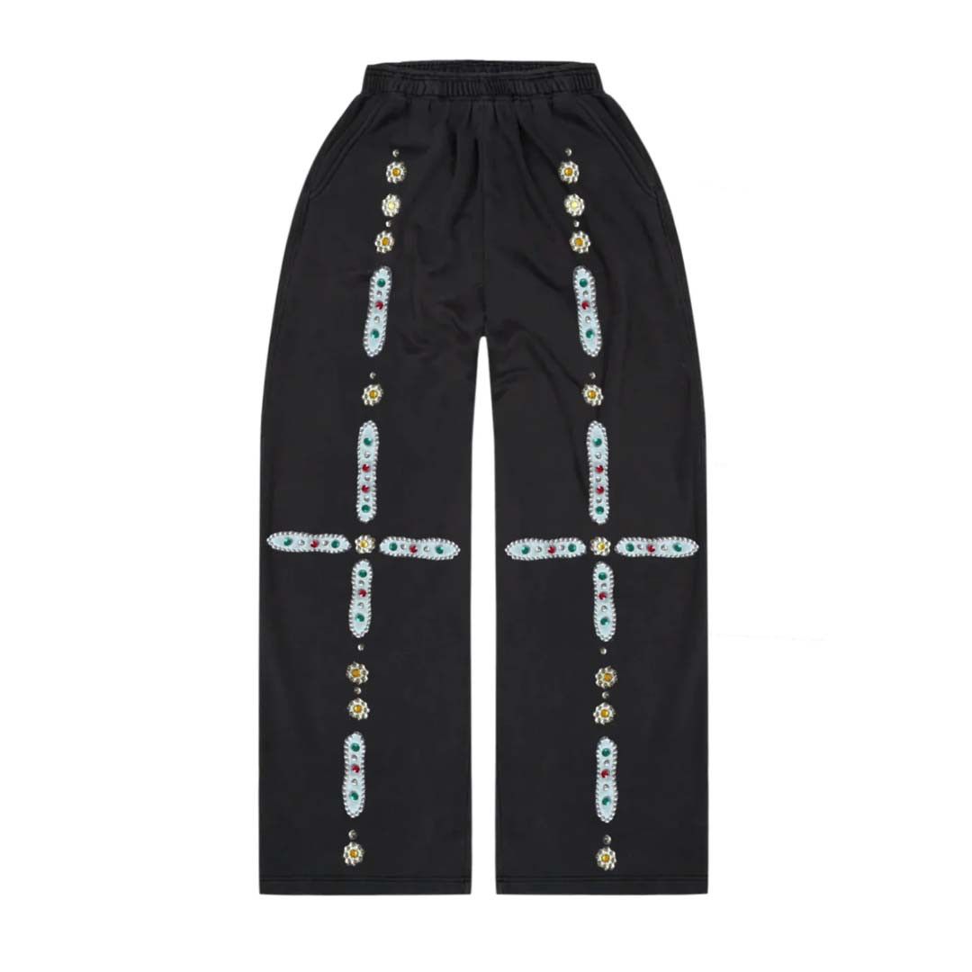 Bravest Studios Bravest Black Sapphire Baggy Sweatpants Size US 34 / EU 50 - 1 Preview