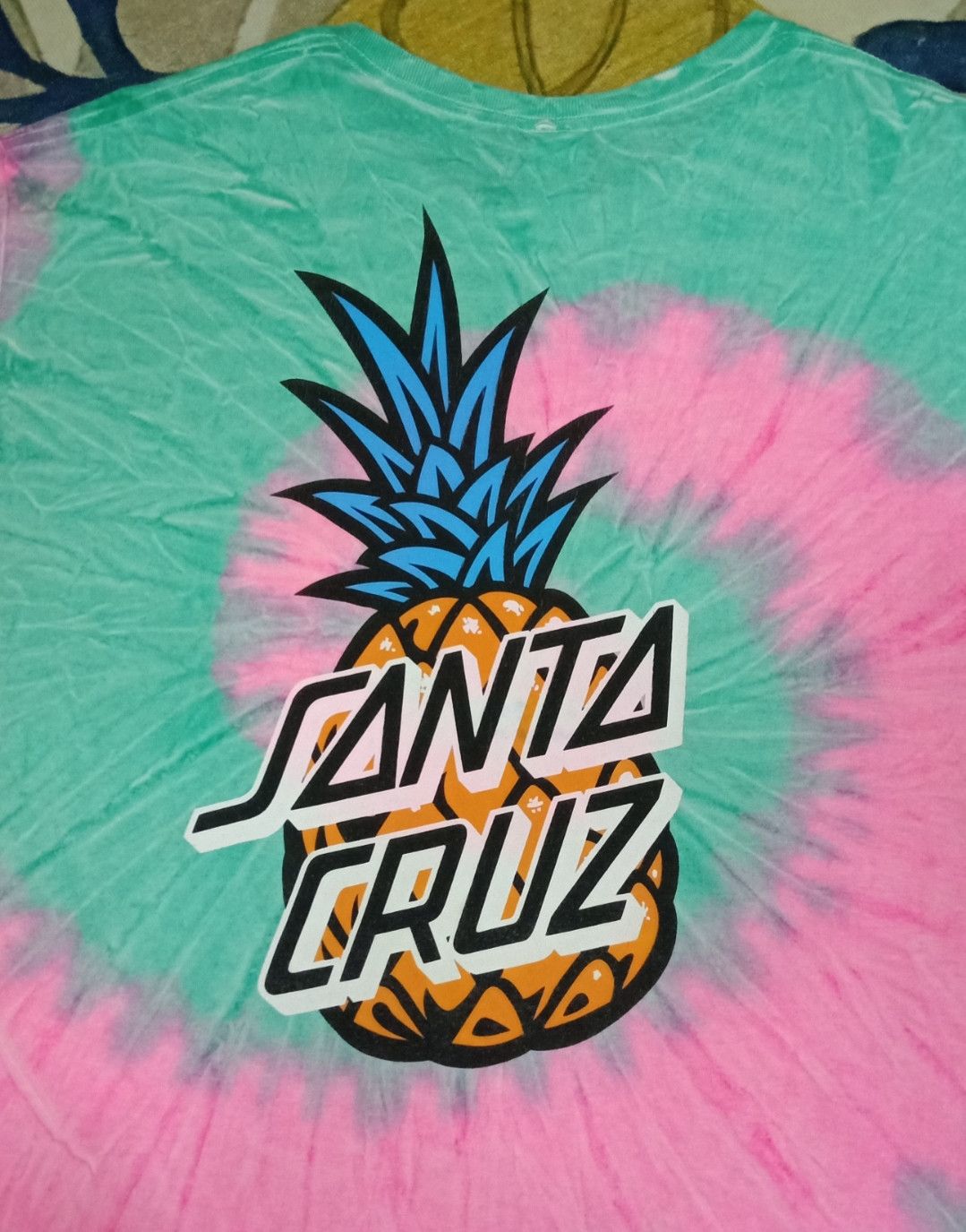 Santa Cruz Skateboards Santa Cruz Pineapple Tie-dye T-shirt Size US L / EU 52-54 / 3 - 10 Thumbnail