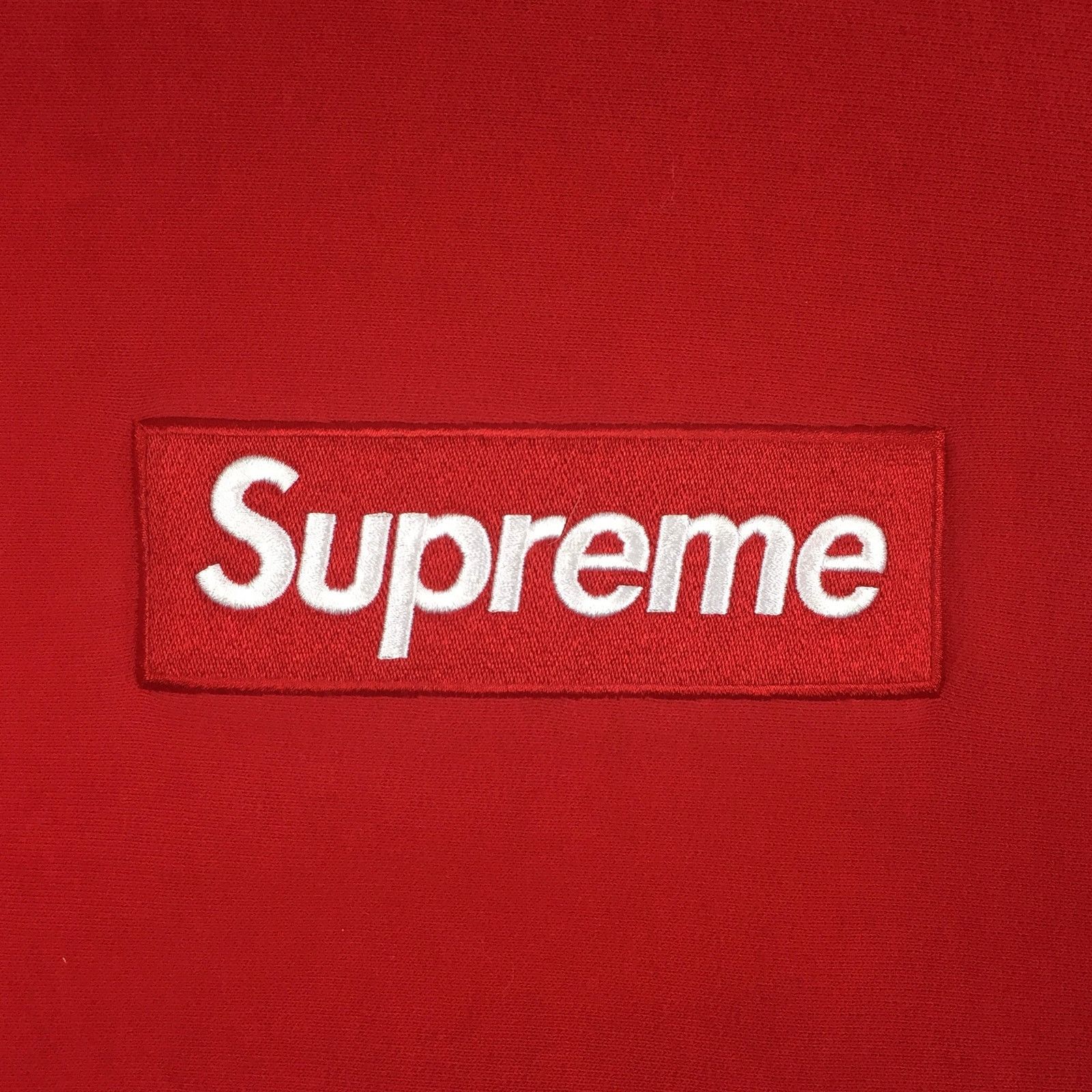 Supreme 2015 Supreme Red Box Logo Crewneck Size US XL / EU 56 / 4 - 3 Thumbnail