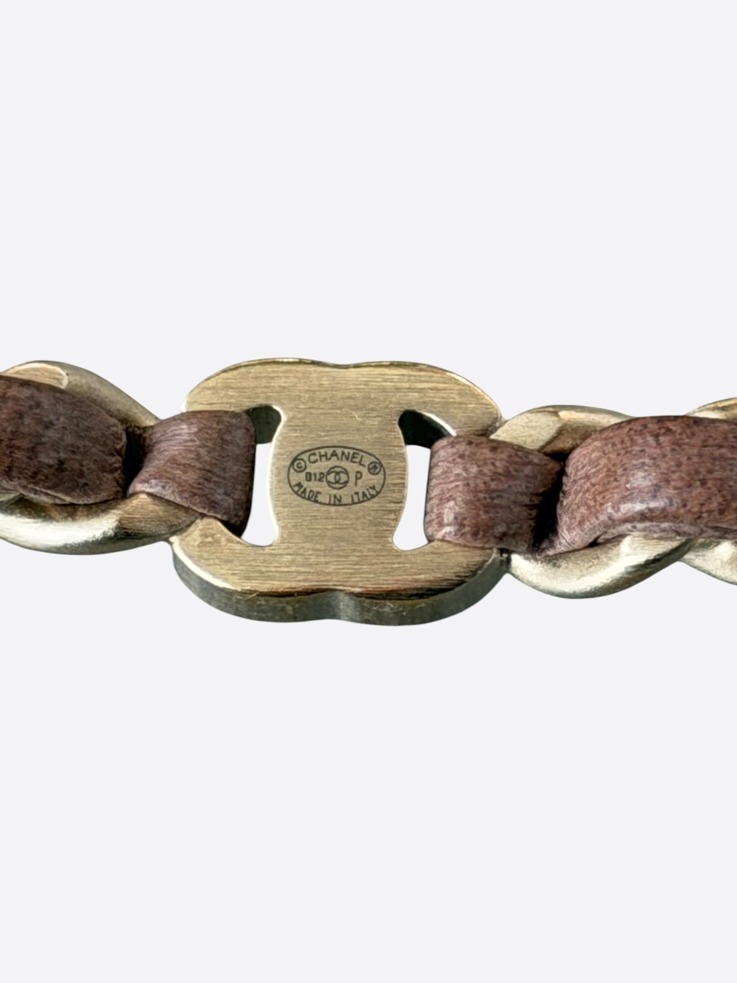 Chanel Chanel Silver & Brown CC Turnlock Bracelet Size ONE SIZE - 4 Thumbnail