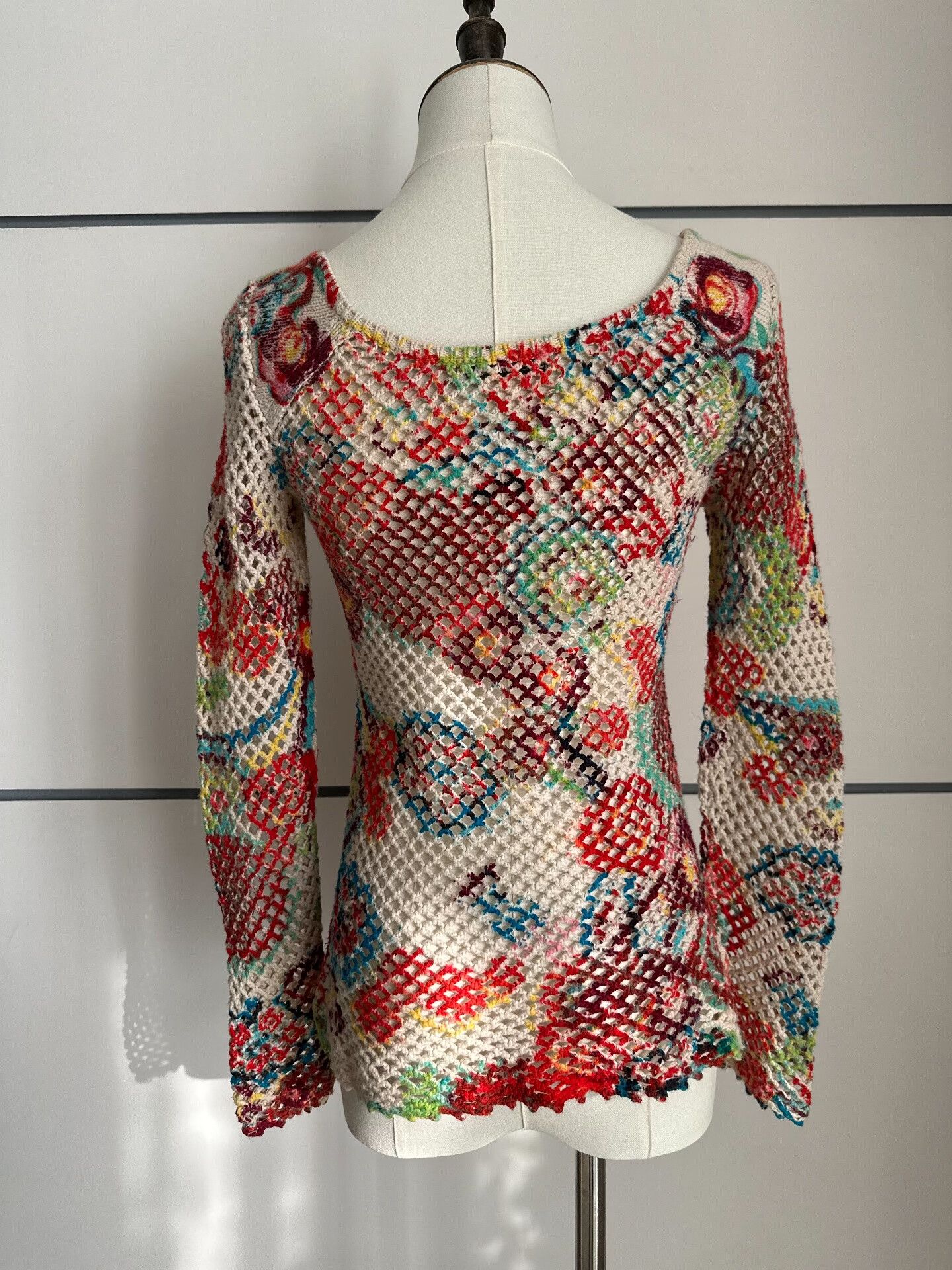 Issey Miyake Issey Miyake Colorful Knit Sweater Size S / US 4 / IT 40 - 1 Thumbnail