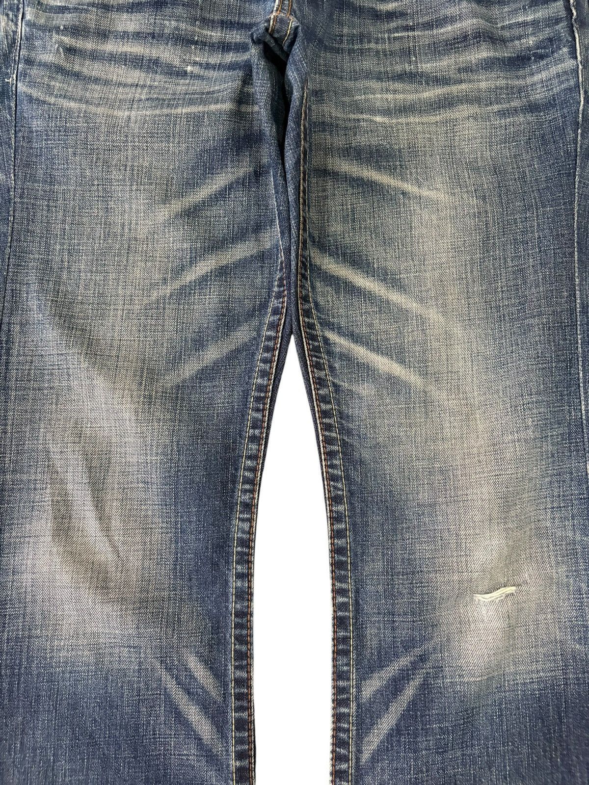 Levi's Vintage 90s Levis 507 Bootcut Distress Blue Jeans Size US 31 - 5 Thumbnail