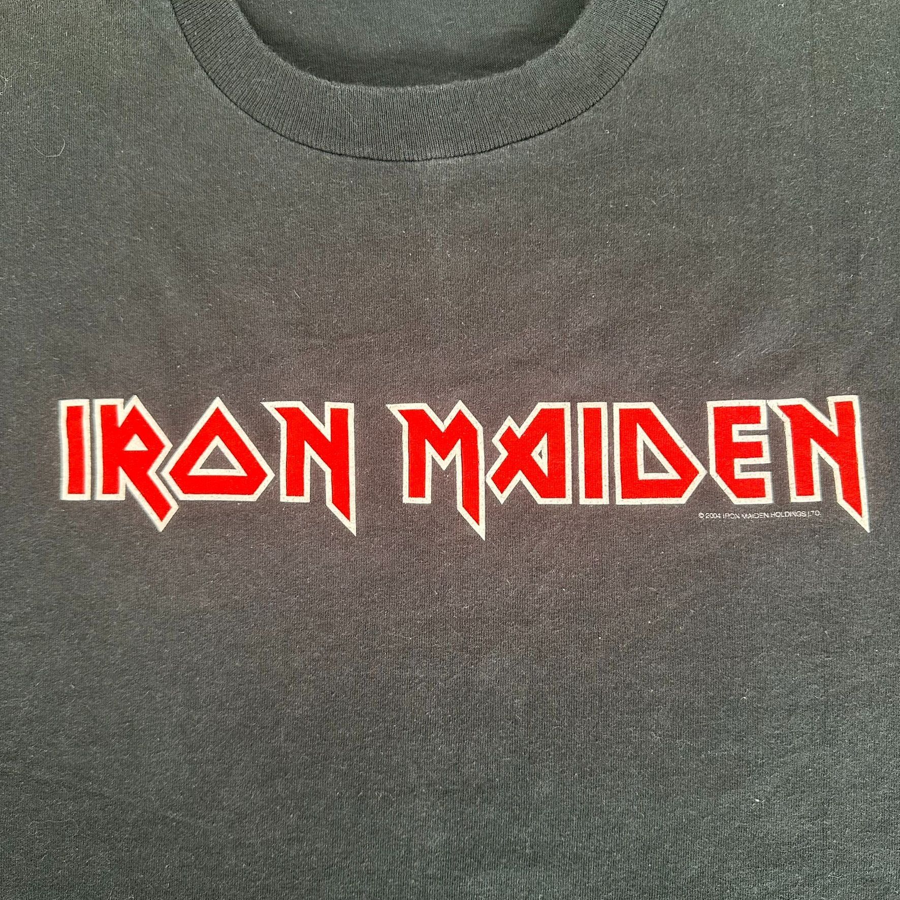 Iron Maiden Vintage Y2K Iron Maiden Logo T-Shirt Heavy Metal Band Tee Size US L / EU 52-54 / 3 - 2 Thumbnail
